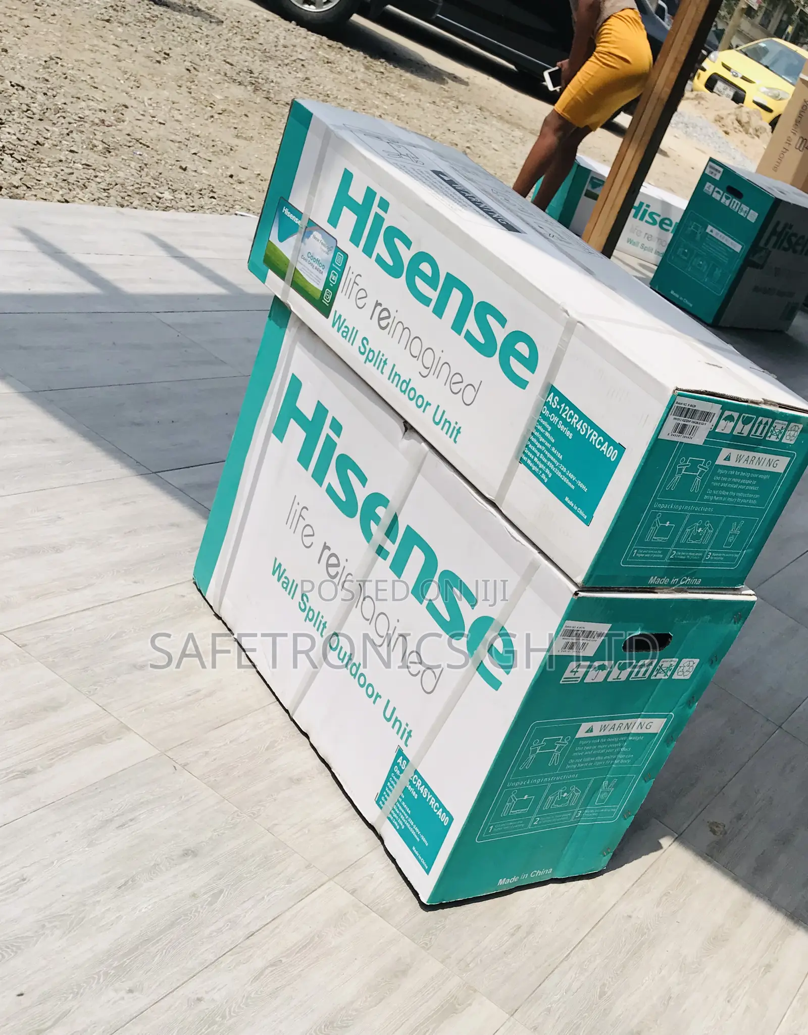 Perfect Boxed 2.5 Hp Split White Hisense R410 Ac