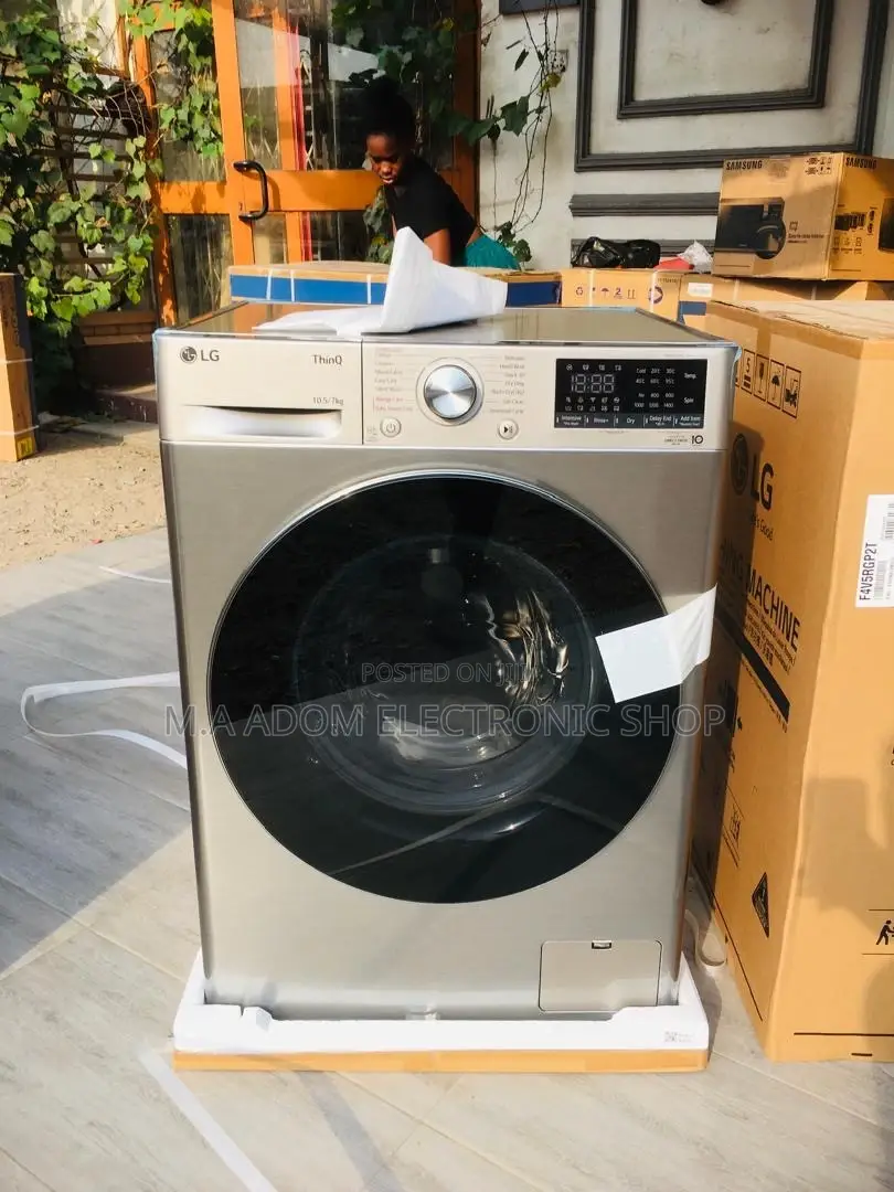 LG Twin Load Machine (F4V5RGP2T): Wash Big Small at Once