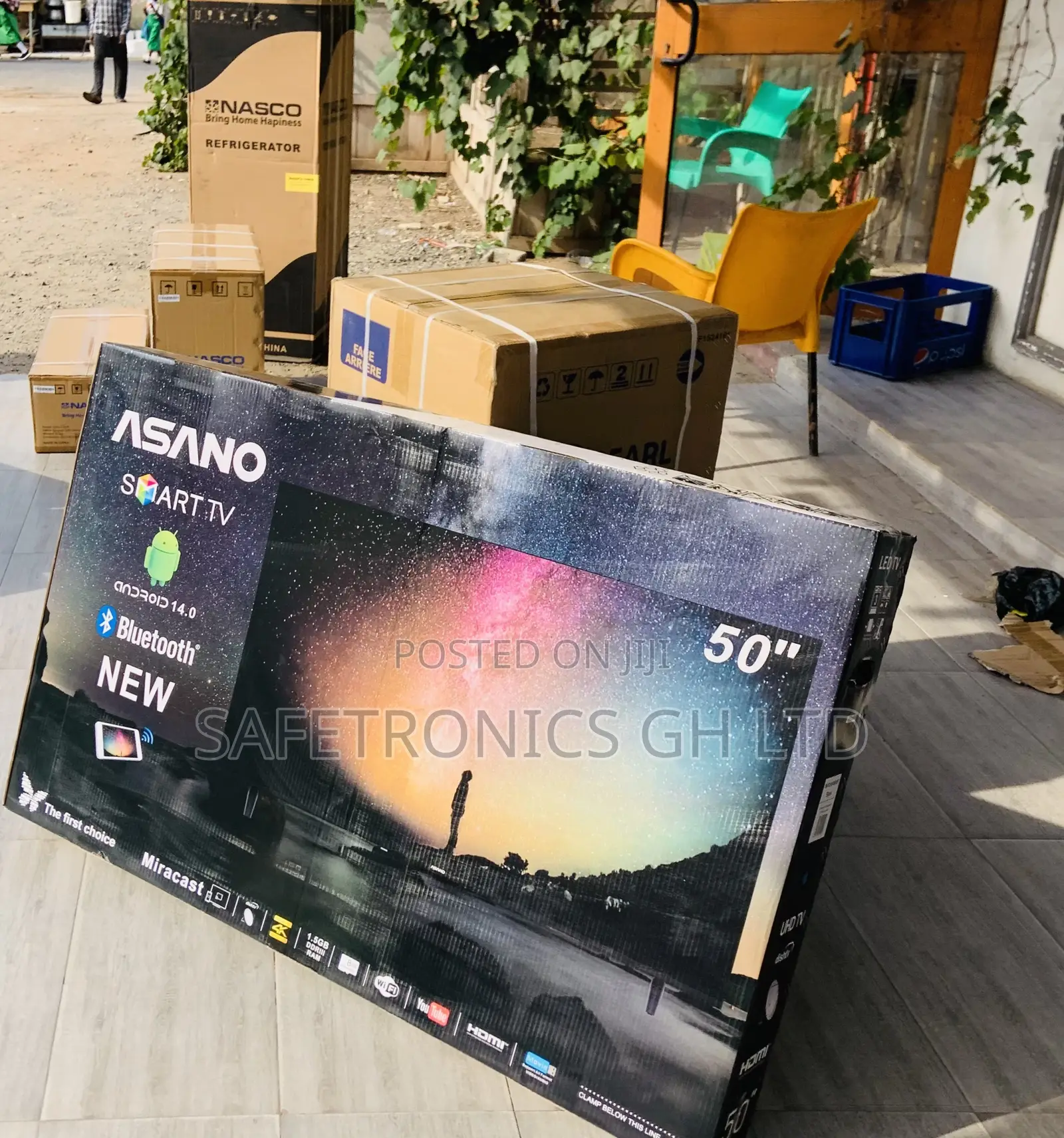 50 Inch Smartscreen Led Android Asano UHD Crystal Tv