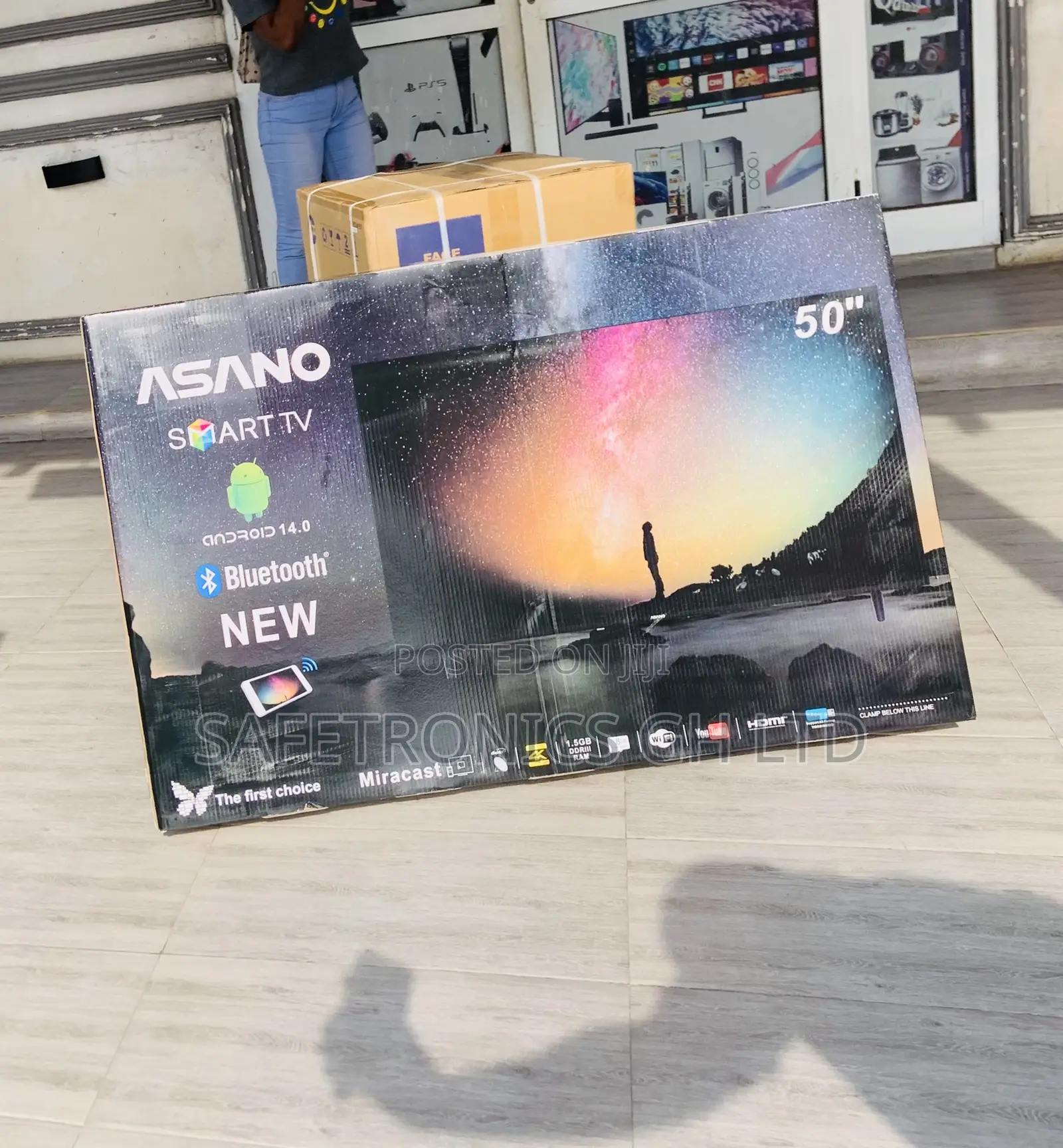 Original Smartscreen Asano 50 Inch Led UHD Tv