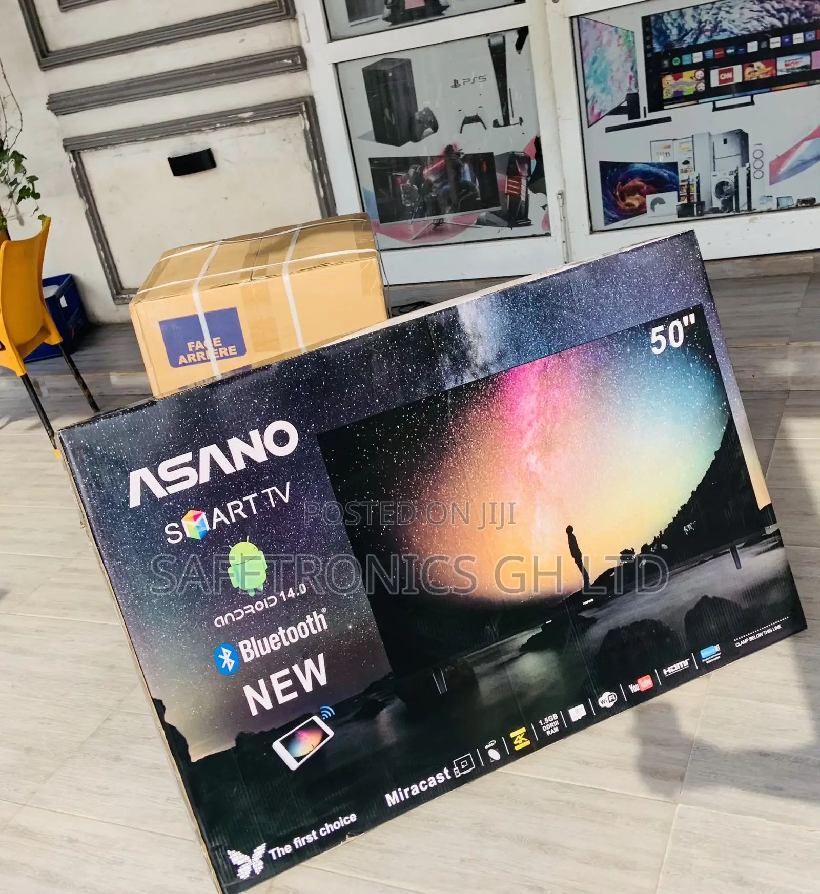 Original Smartscreen Asano 50 Inch Led UHD Tv