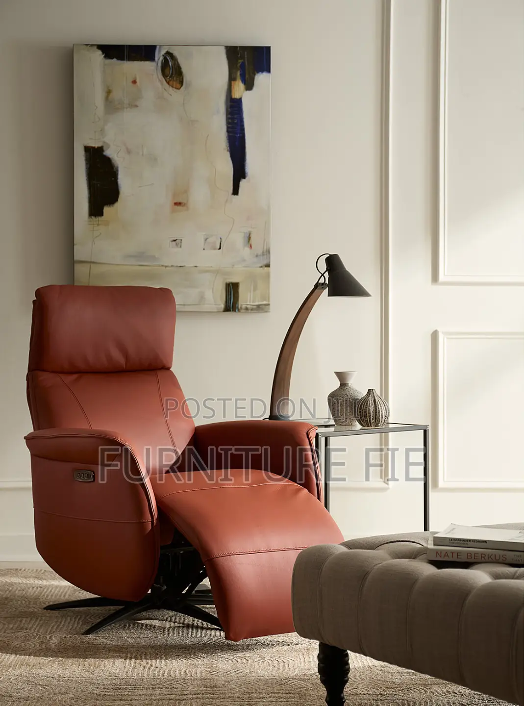 Lennix Leather Recliner Chair With Massage,From Macy's