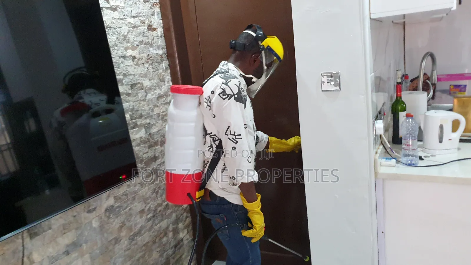 Fumigation in Ahodwo Home ,Kumasi