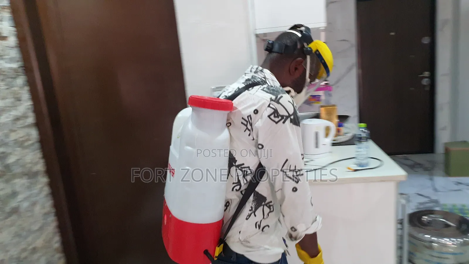 Fumigation in Ahodwo Home ,Kumasi