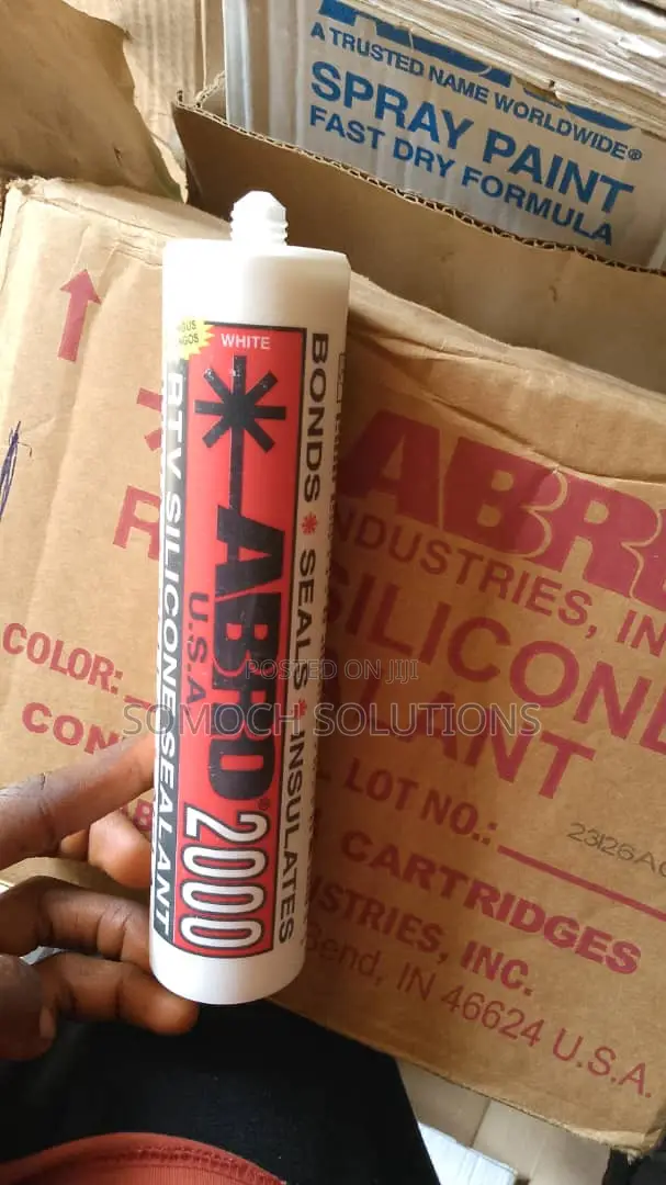 Abro 2000 RTV Silicone Sealant White Ghana