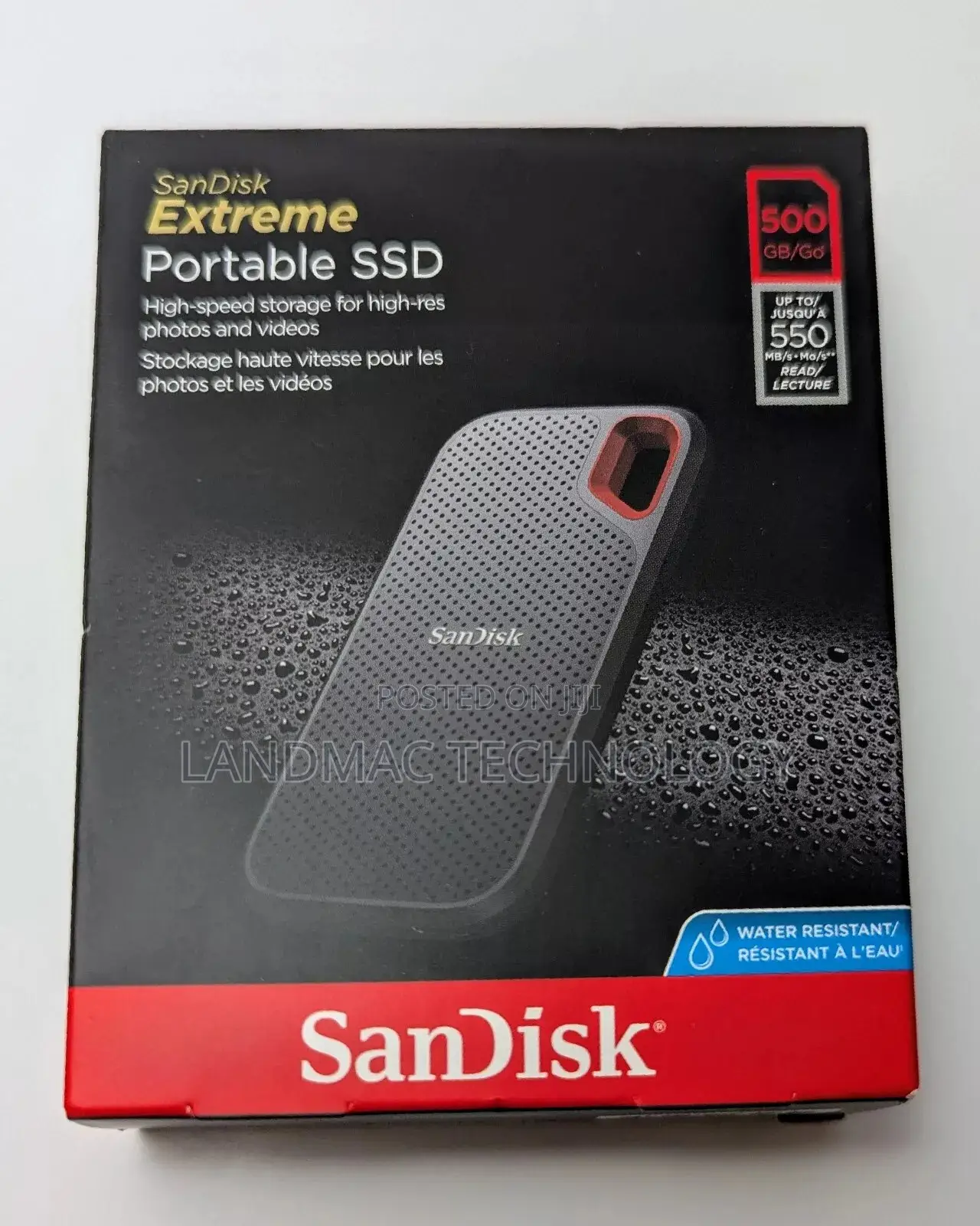 Sandisk 500gb Extreme Portable External Ssd - Up To 550mb/S