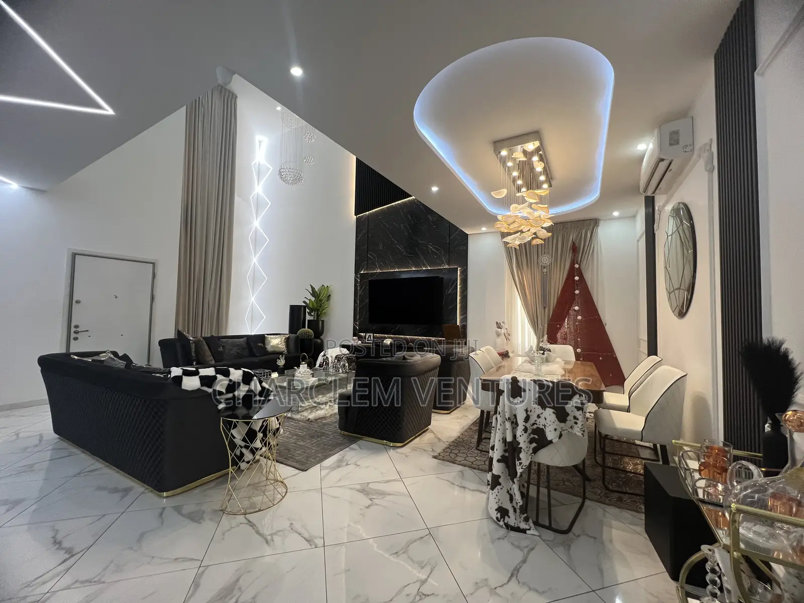 Furnished 4bdrm House in Charclem Ventures, East Legon for sale