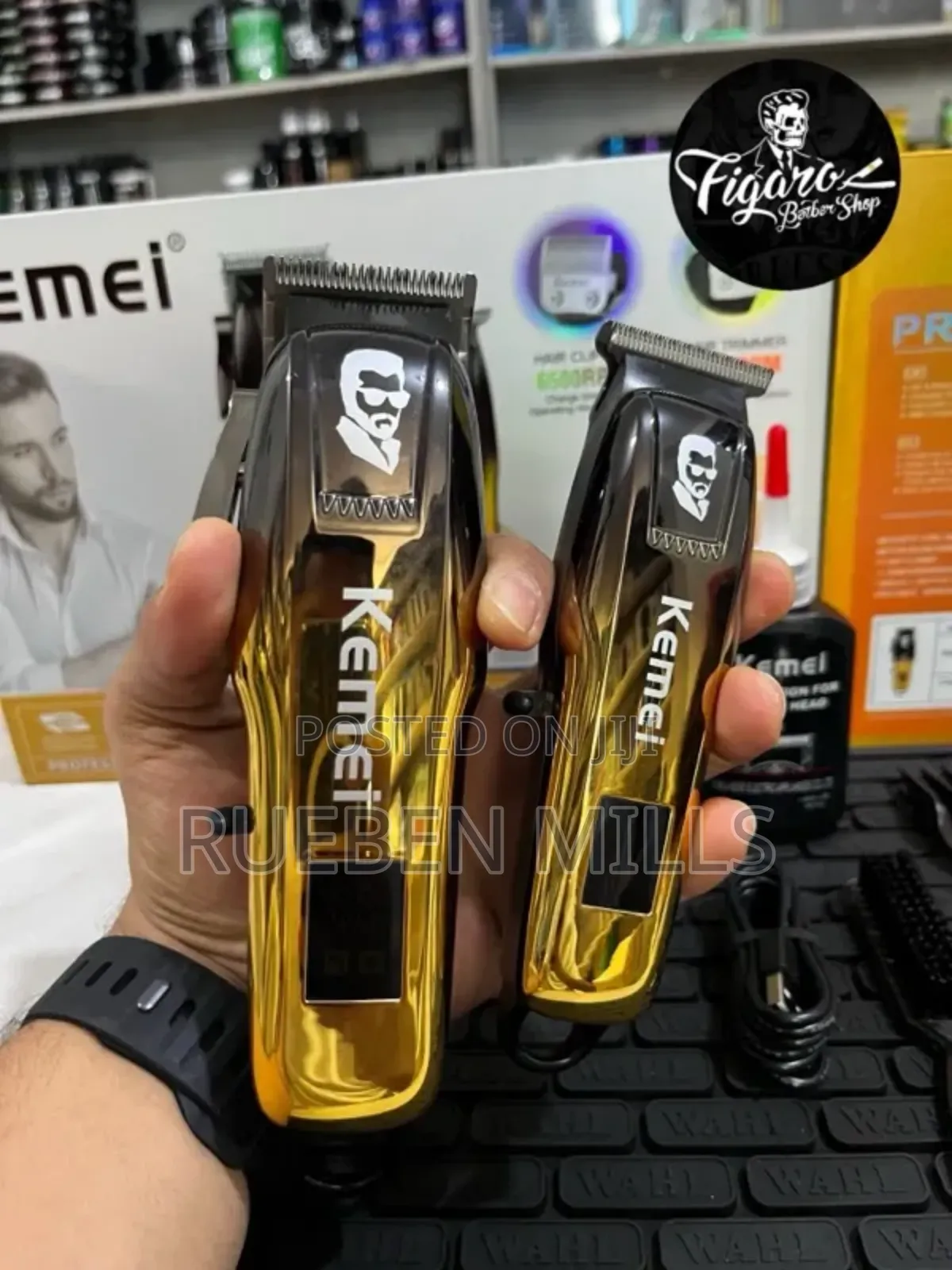 New Super 2 in 1 Heavy Duty Barbering Machine Beard Trimmer
