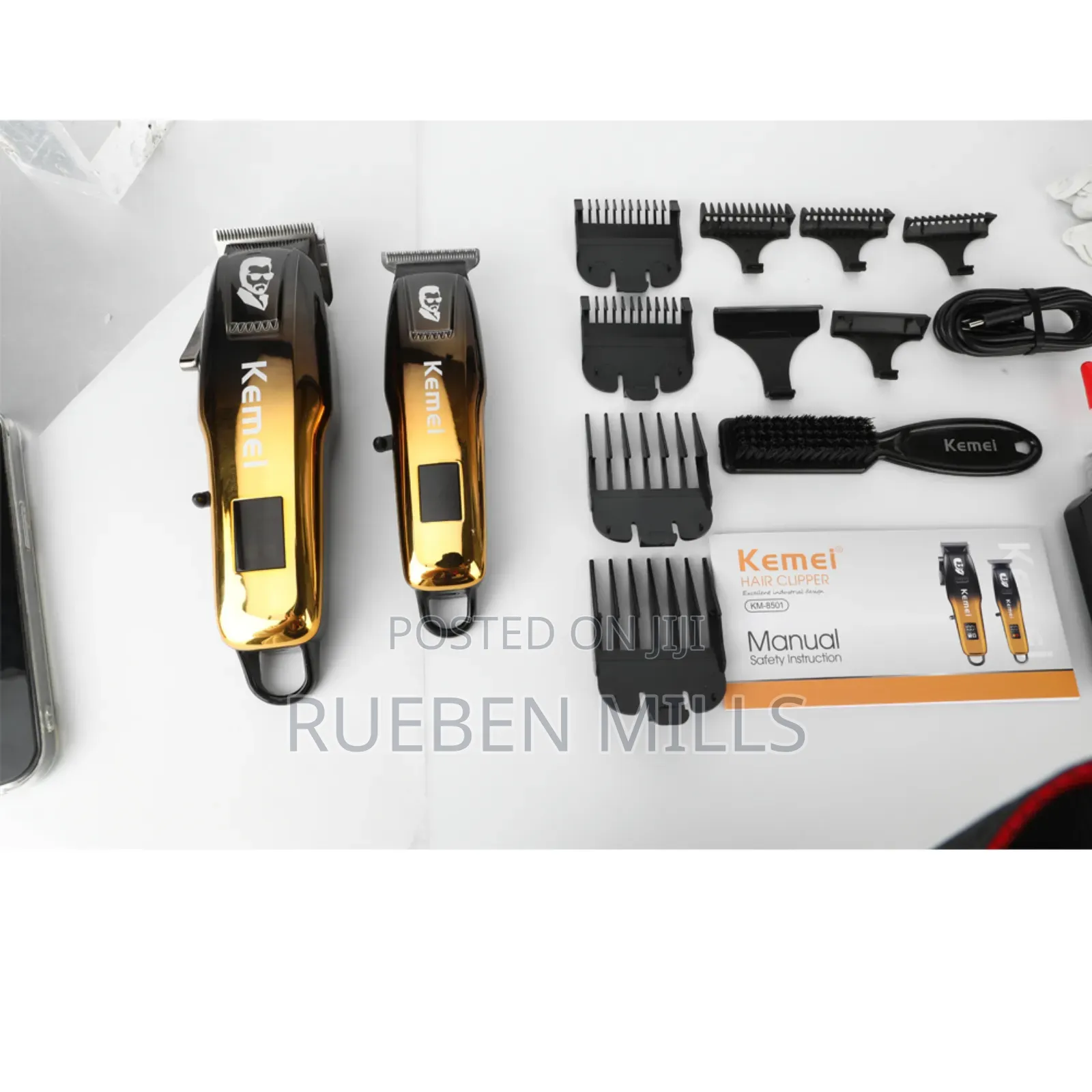 New Super 2 in 1 Heavy Duty Barbering Machine Beard Trimmer