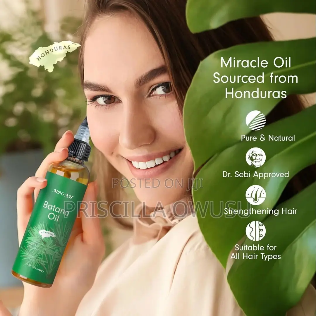 Batana Oil 100% Pure Raw Natural Oil From Honduras