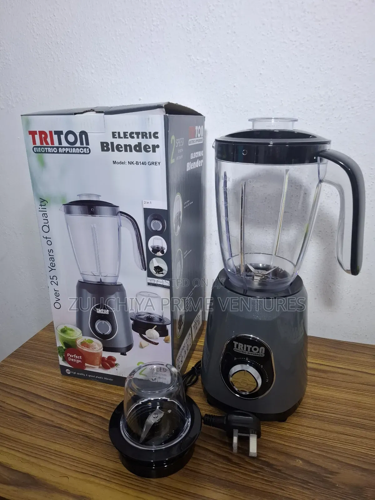 1.5l Triton Plastic Blender With Grinder (500w).From Uk
