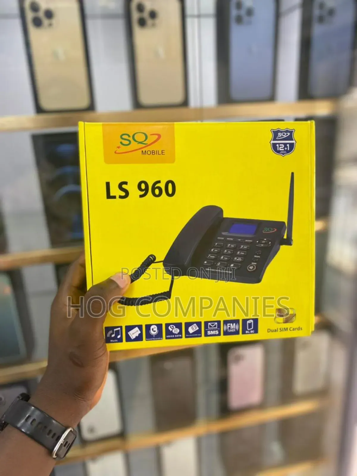 Wireless Quadband GSM Classic Desk Telephone Handset