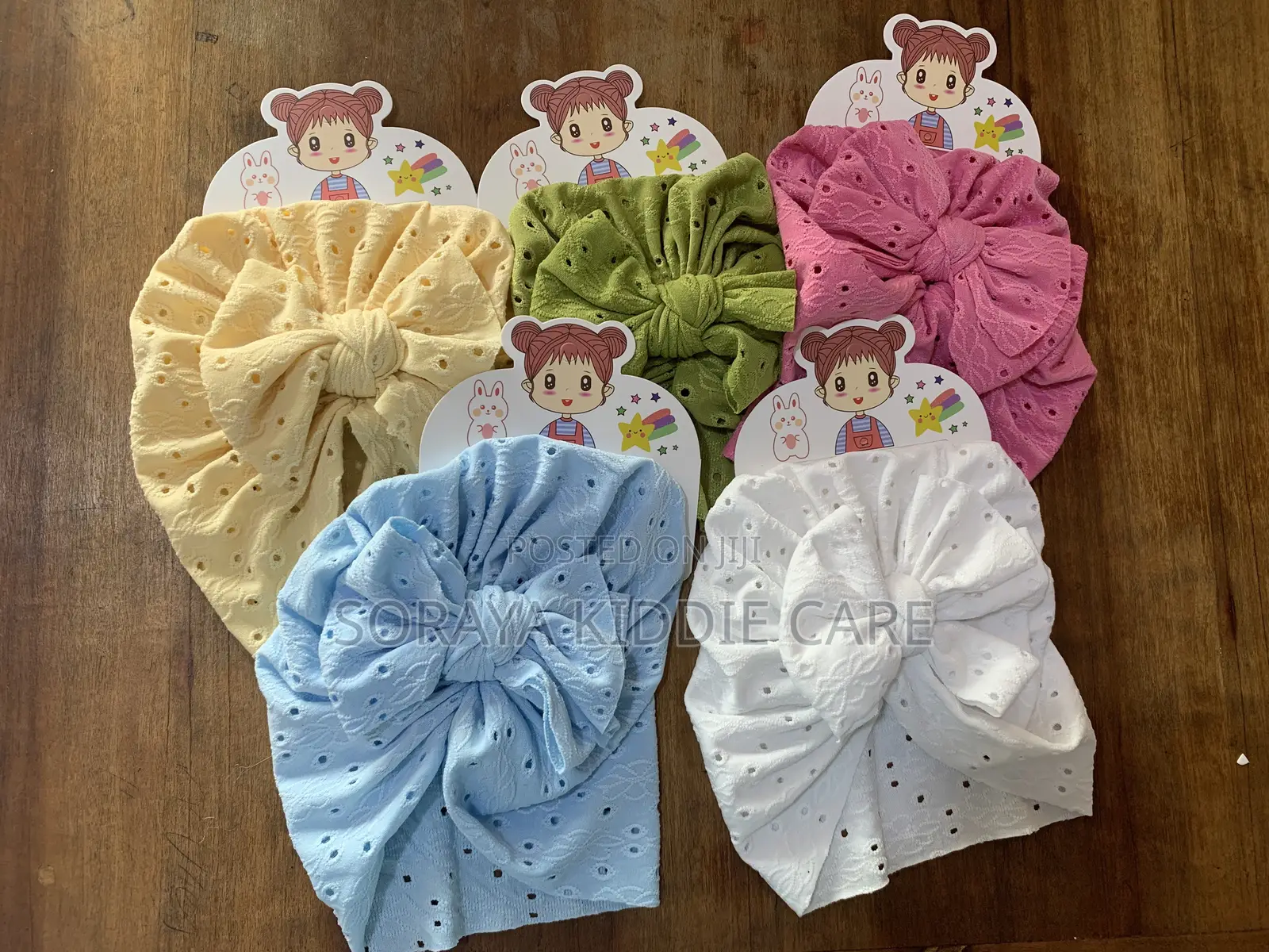 Cotton Lace Headwraps for Babies