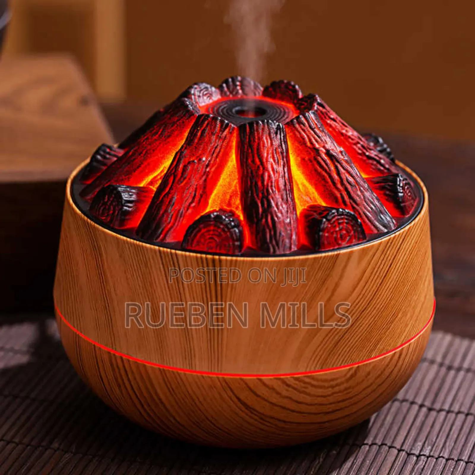 Home Decoration Charcoal Flame USB Mini Humidifier Diffuser