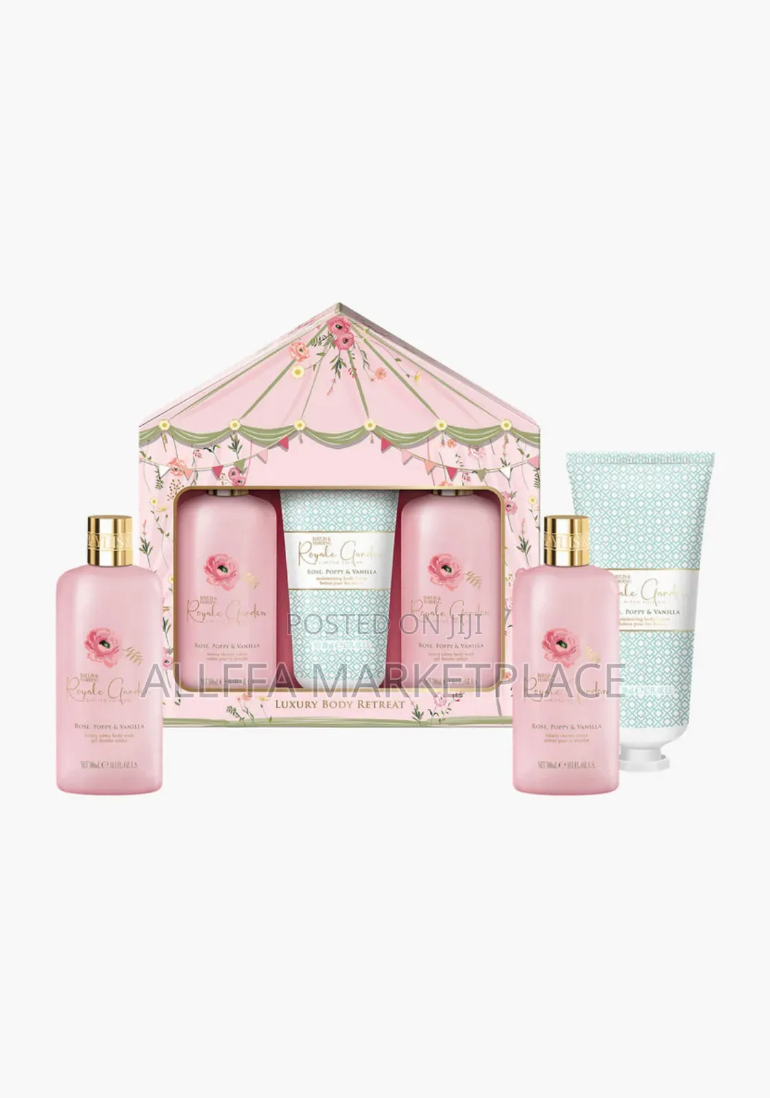Royale Garden Rose, Poppy Vanilla Body Retreat Gift Set