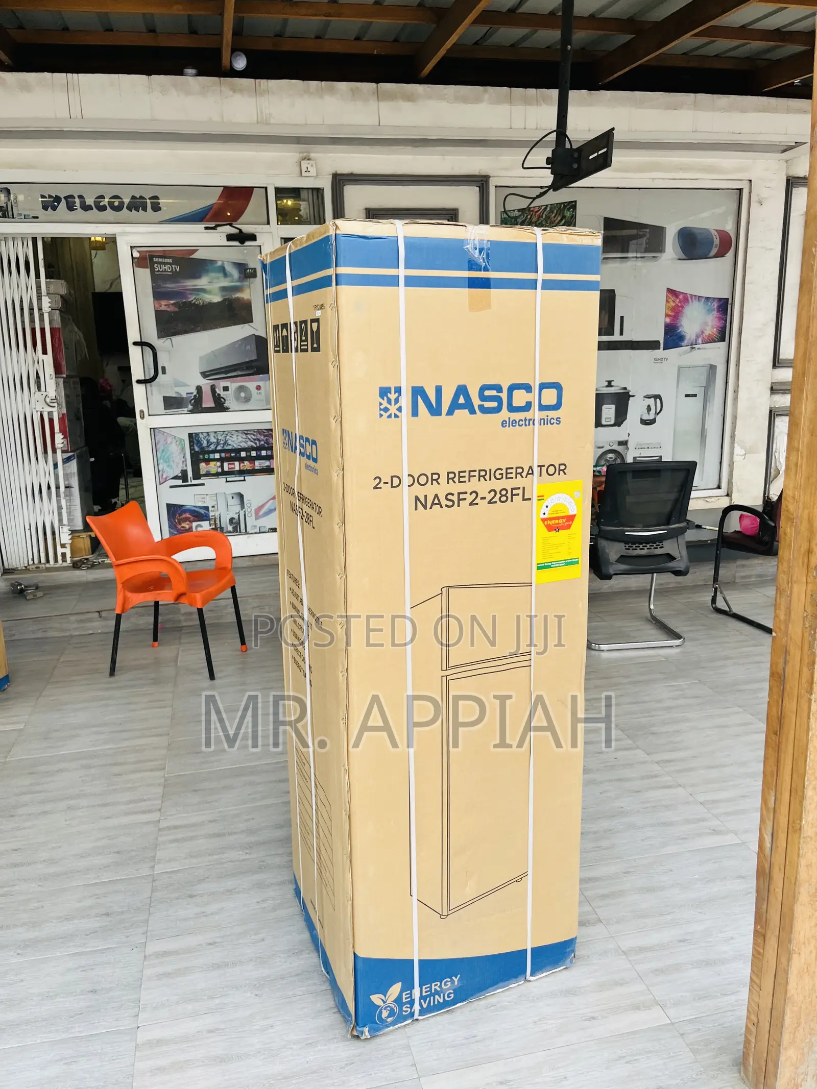 Effortless Cooling Nasco Nasf2-28fl 2 Door Refrigerator.
