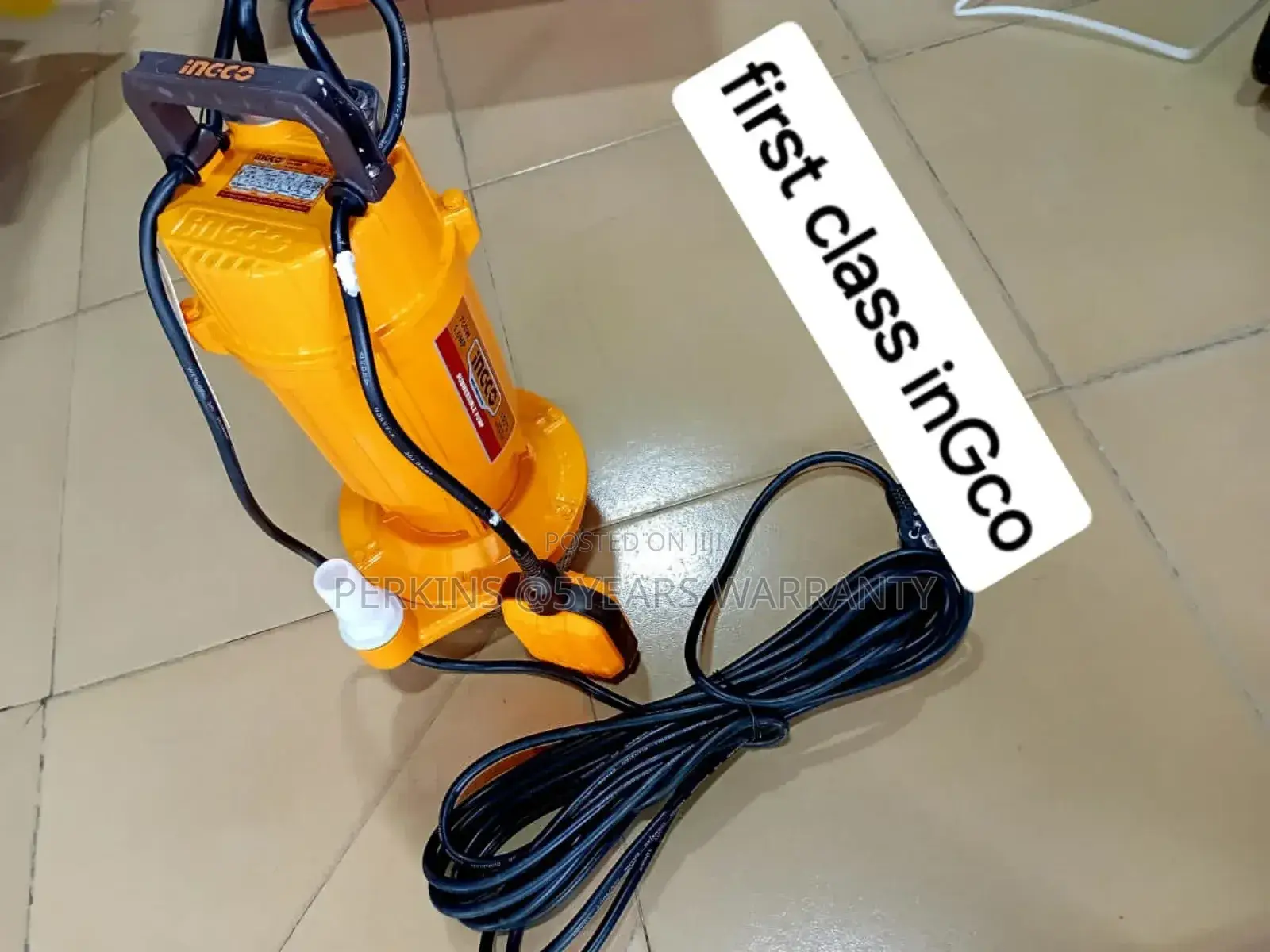 Industrial and Agricultural Use 0.5hp Submersible Ingco Wate