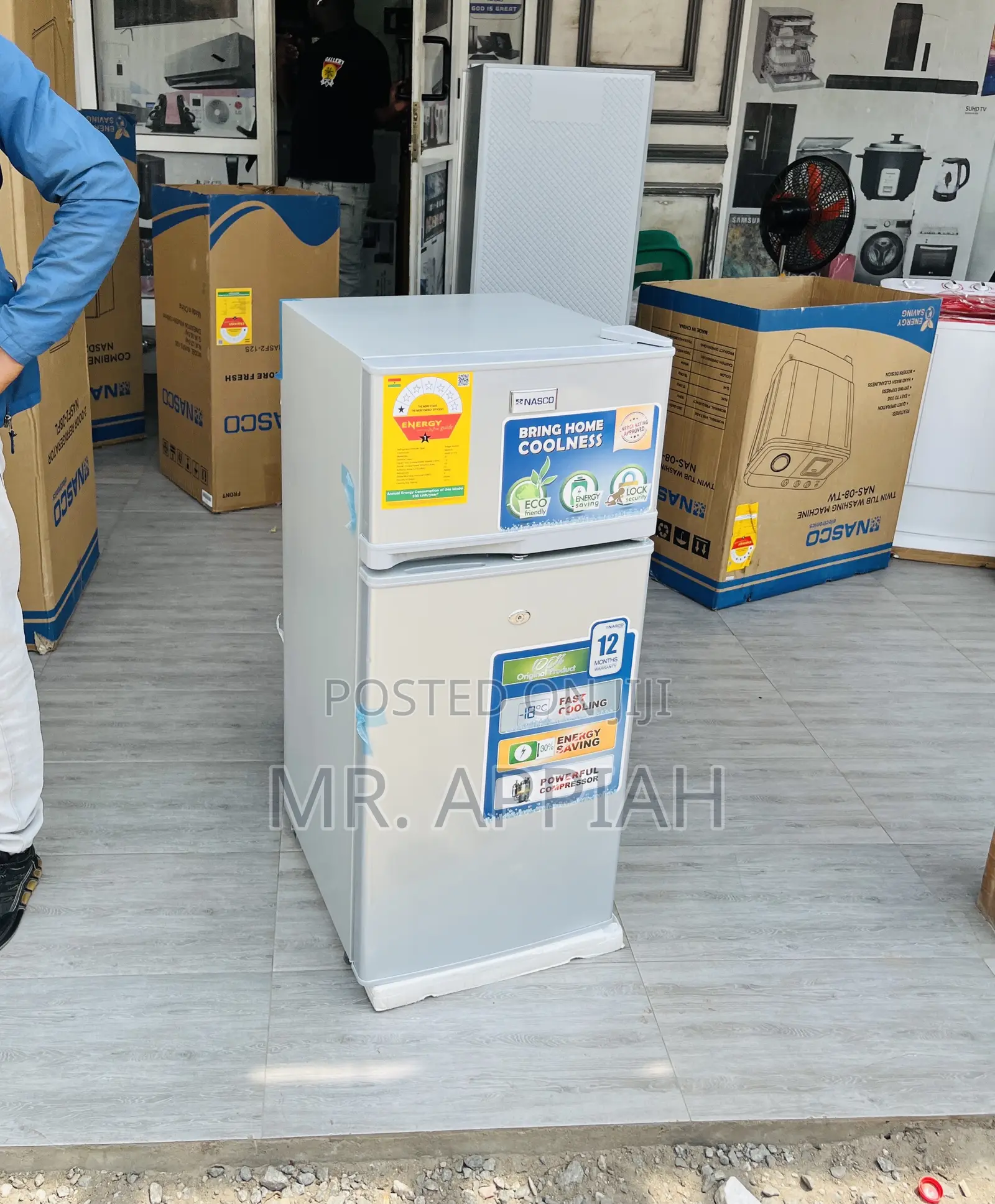 Durable and Affordable Nasco Nasf2-12s 2 Door Fridge.