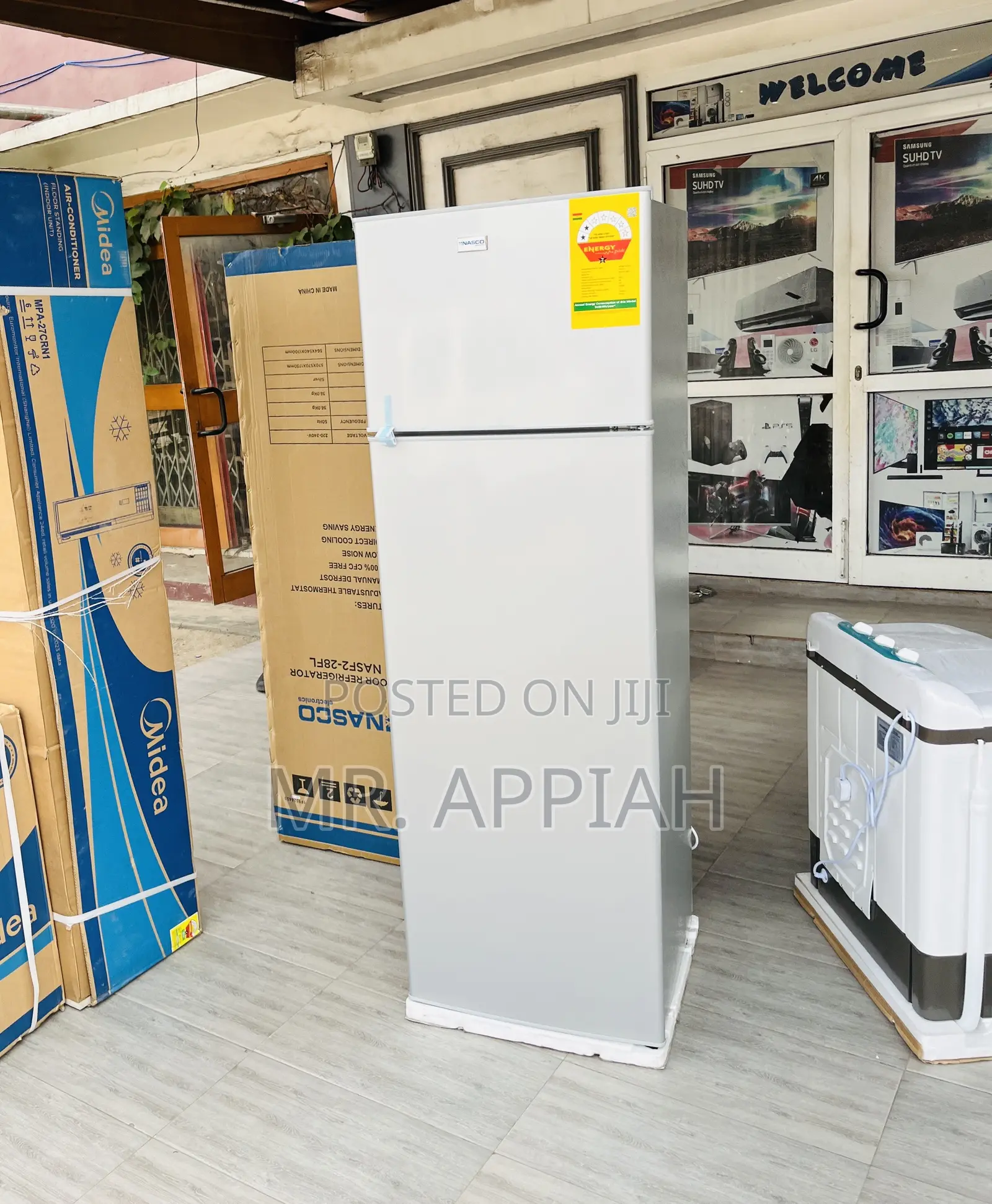 Super Cooling Nasco Naifs-28fl 2 Door Electric Fridge.