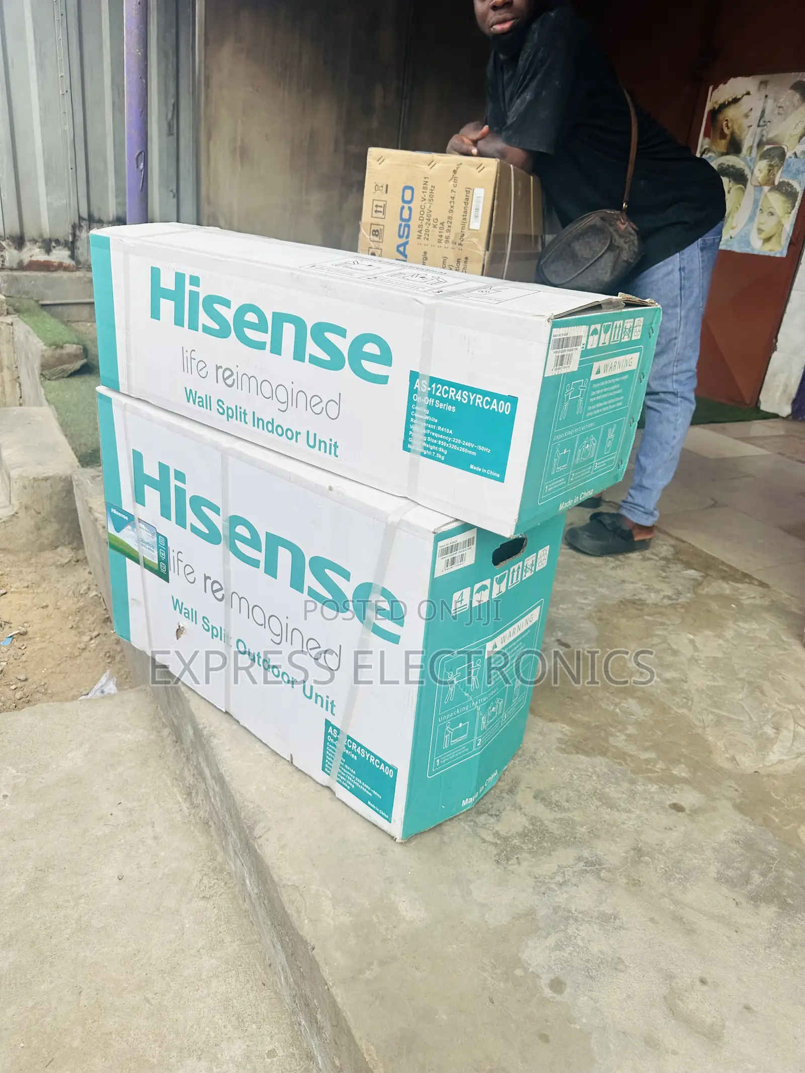 Anti Rust Strong Body Hisense Split R410 Gas 2.0jp