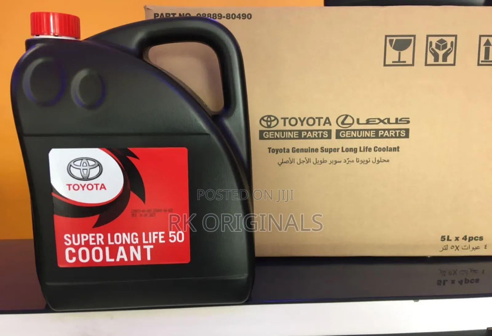 Toyota Super Long Life Coolant Antifreeze 5l Pink Fluid From Japan
