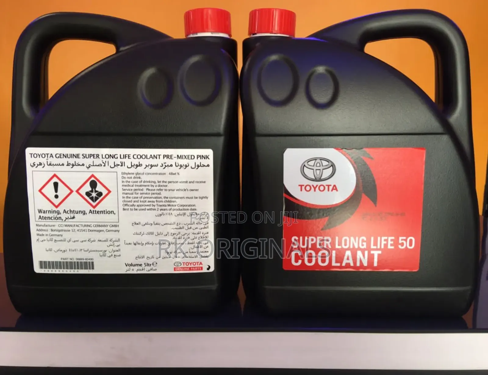 Toyota Super Long Life Coolant Antifreeze 5l Pink Fluid From Japan