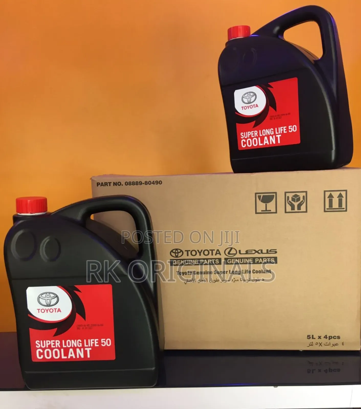 Toyota Super Long Life Coolant Antifreeze 5l Pink Fluid From Japan