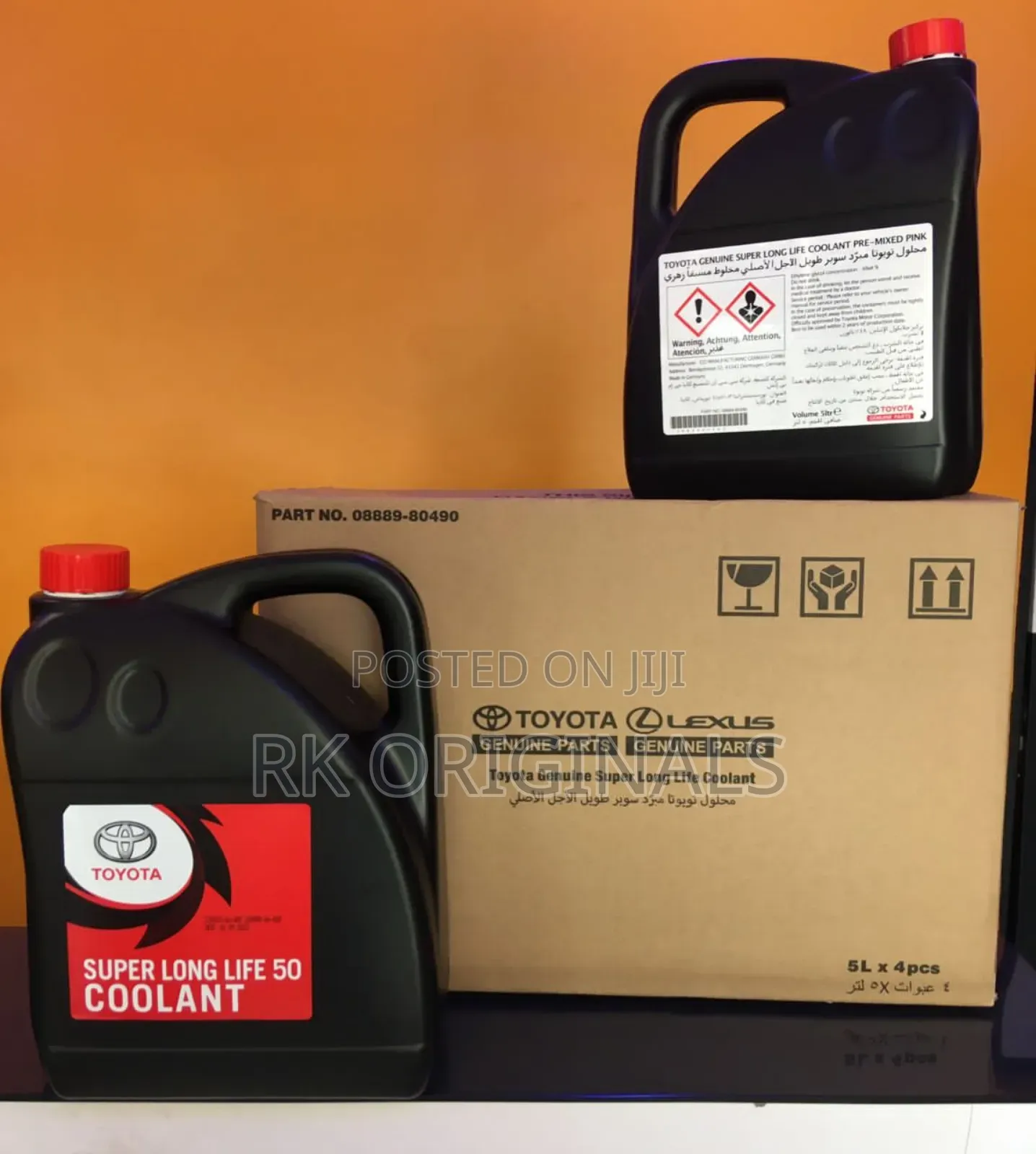 Toyota Super Long Life Coolant Antifreeze 5l Pink Fluid From Japan