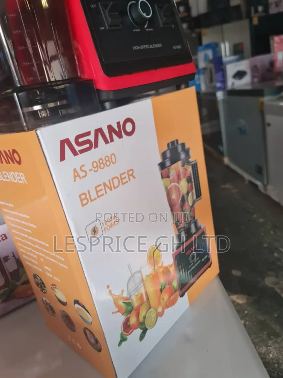 3L Asano Blender: Polycarbonate Jar, 1800 Watts