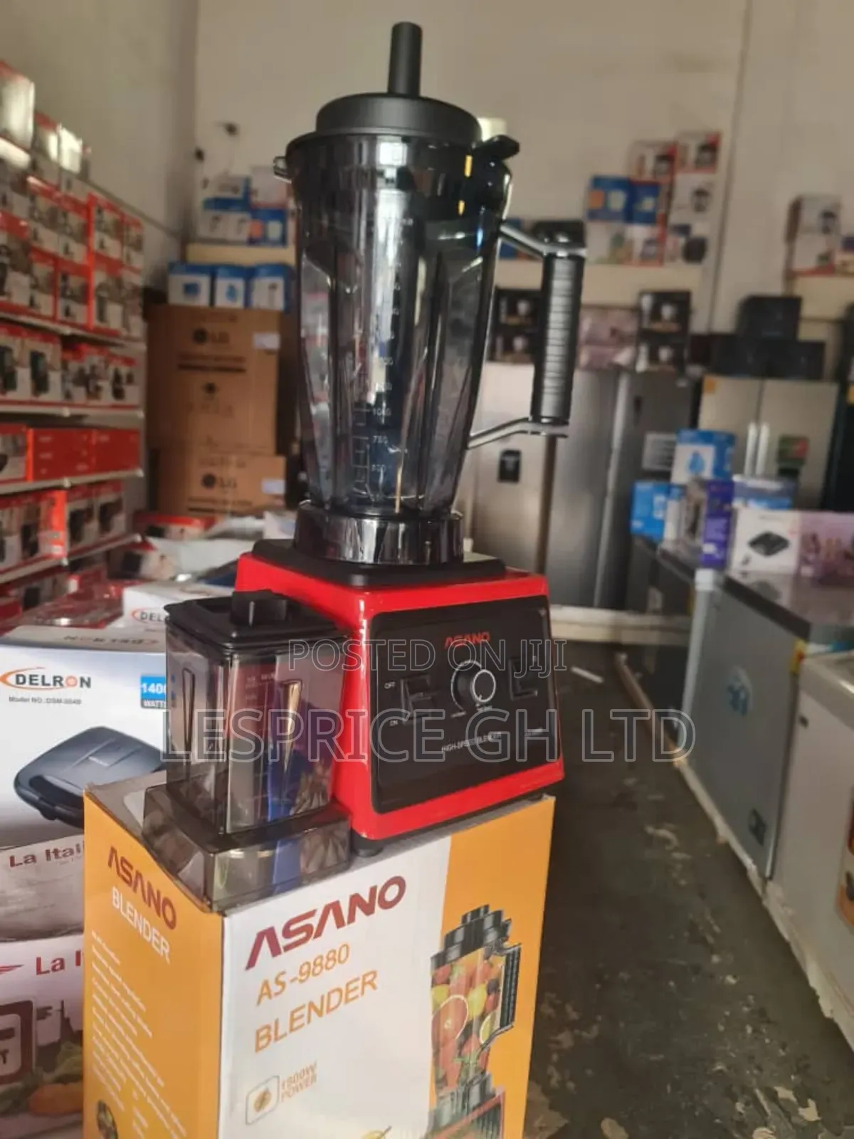 Durable Blender: Asano, 3L, Unbreakable Jar!