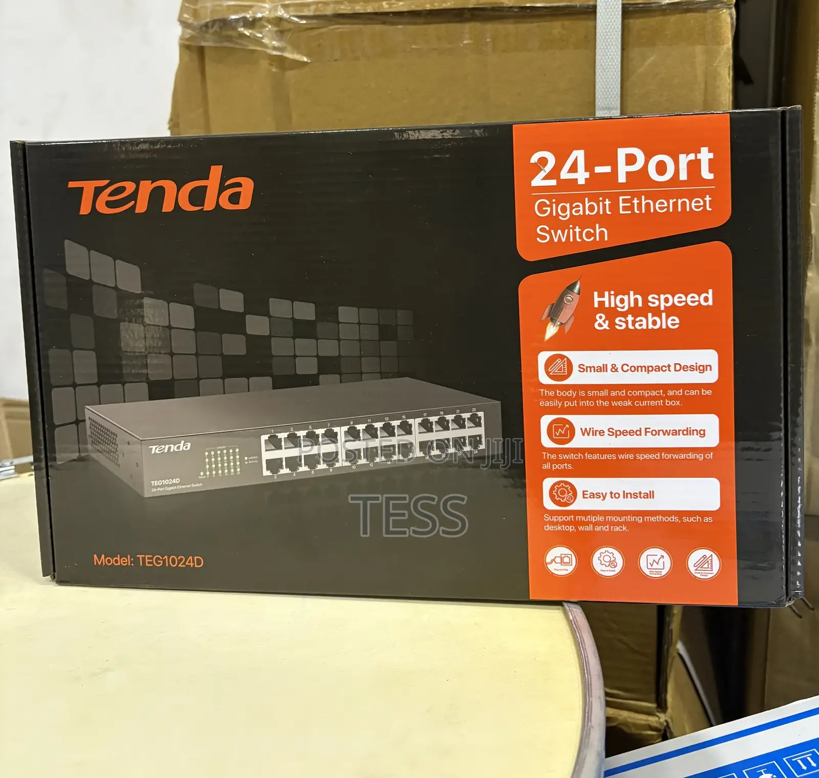 Tenda 24port Gigabit Ethernet Switch Teg1024d