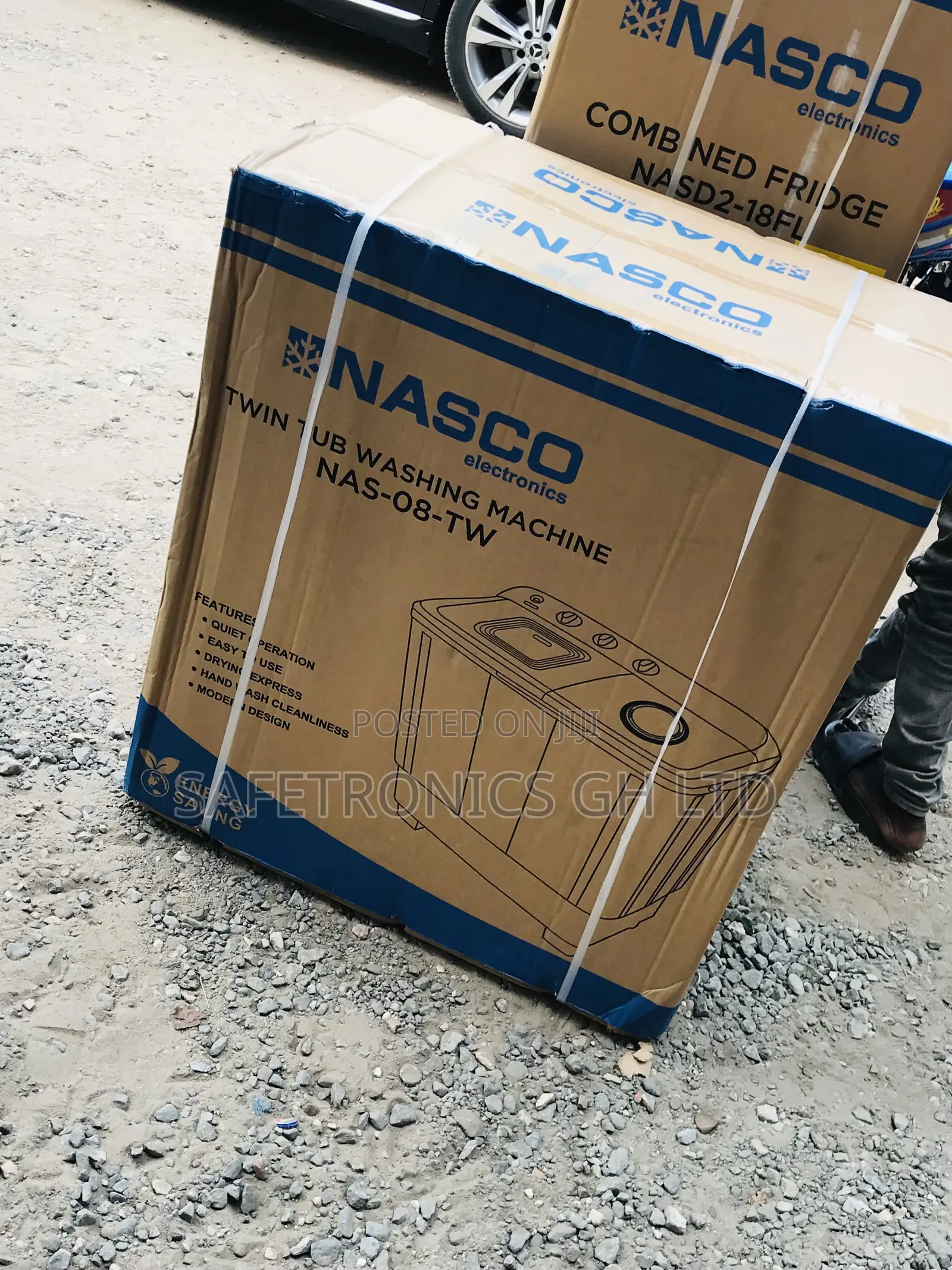 High Essential 8.0kg Top Load Semiauto Twintub Nasco Washer
