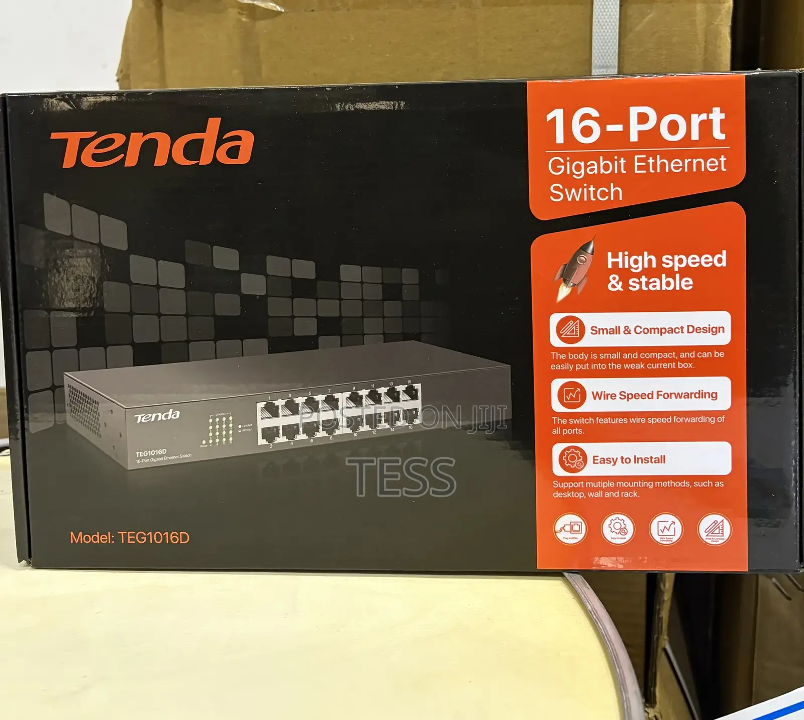 Tenda 16port Gigabit Ethernet Switch TEG1016D