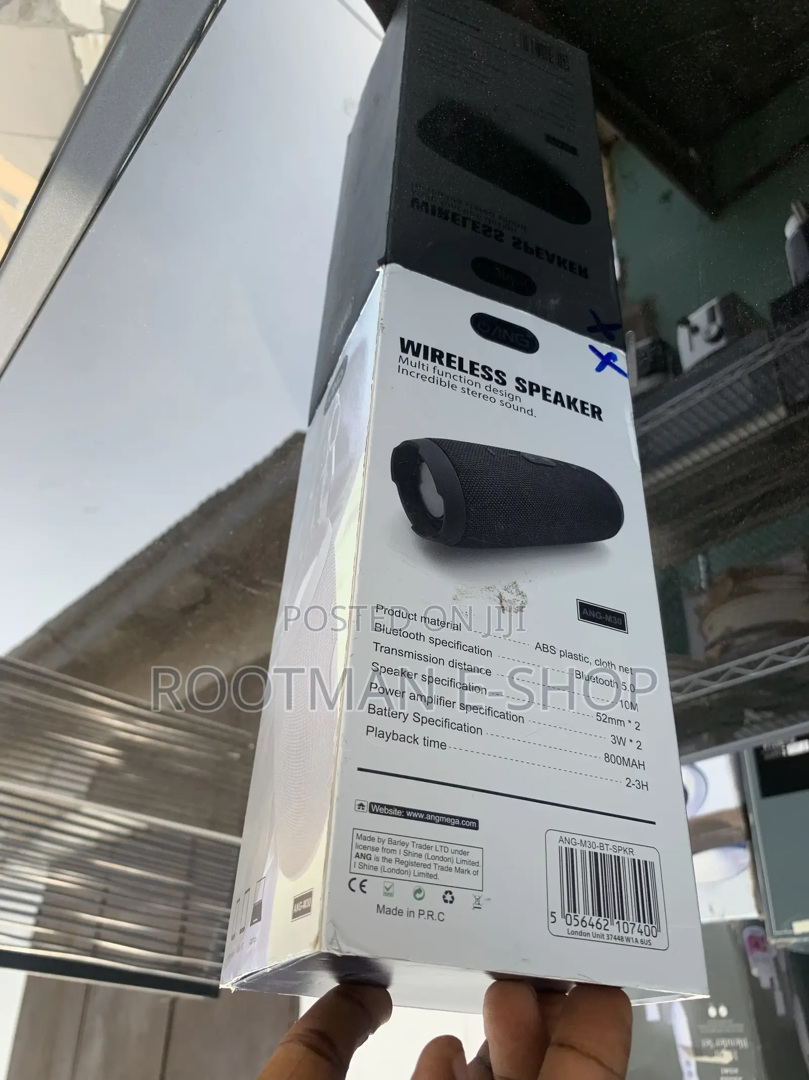 ANG M30 Waterproof Stereo Sound Portable Bluetooth Speaker