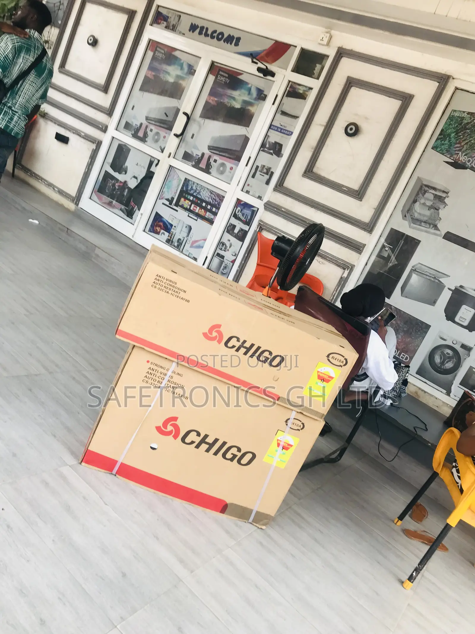 Super Silent Chigo 1.5 HP R410 White Airconditioner