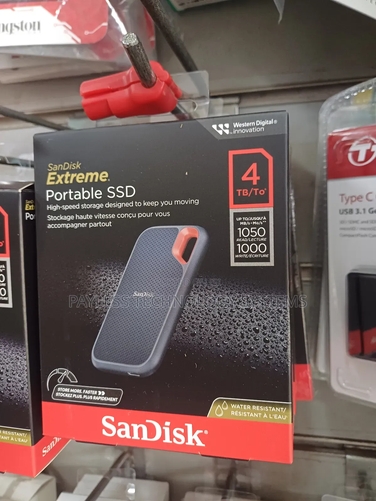 Sandisk Extreme 4tb External SSD Drives