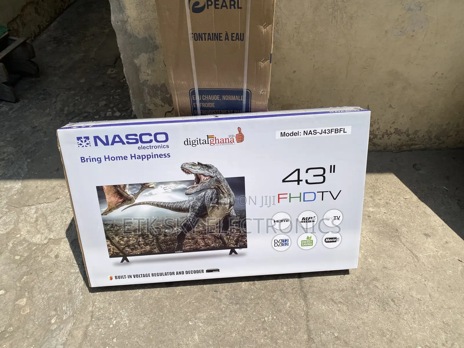 Streamlined Nasco 43 Led FHD Digital Satellite Tv
