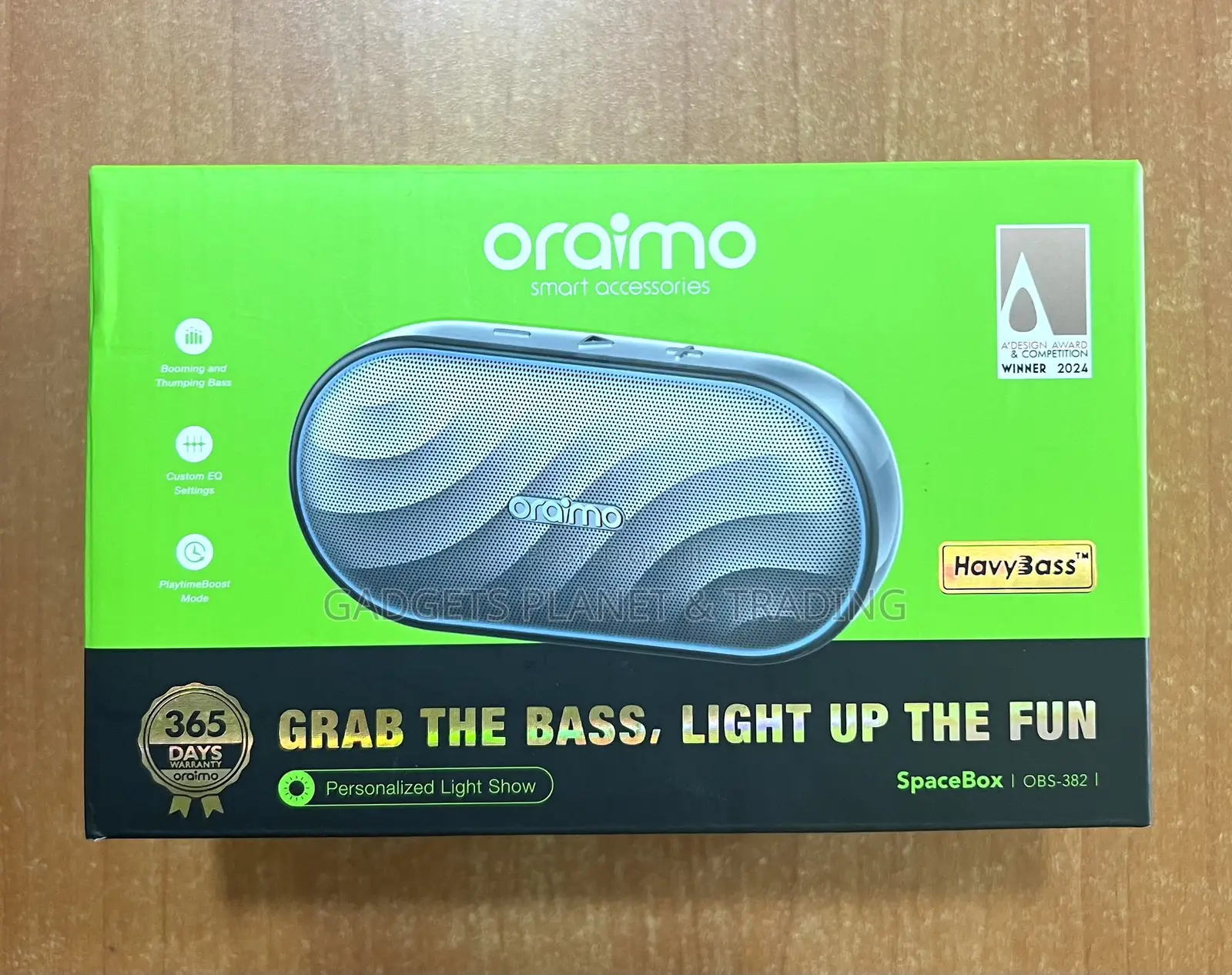 Oraimo Spacebox 8w Deep Bass Wireless Speaker + Fm - Obs-382