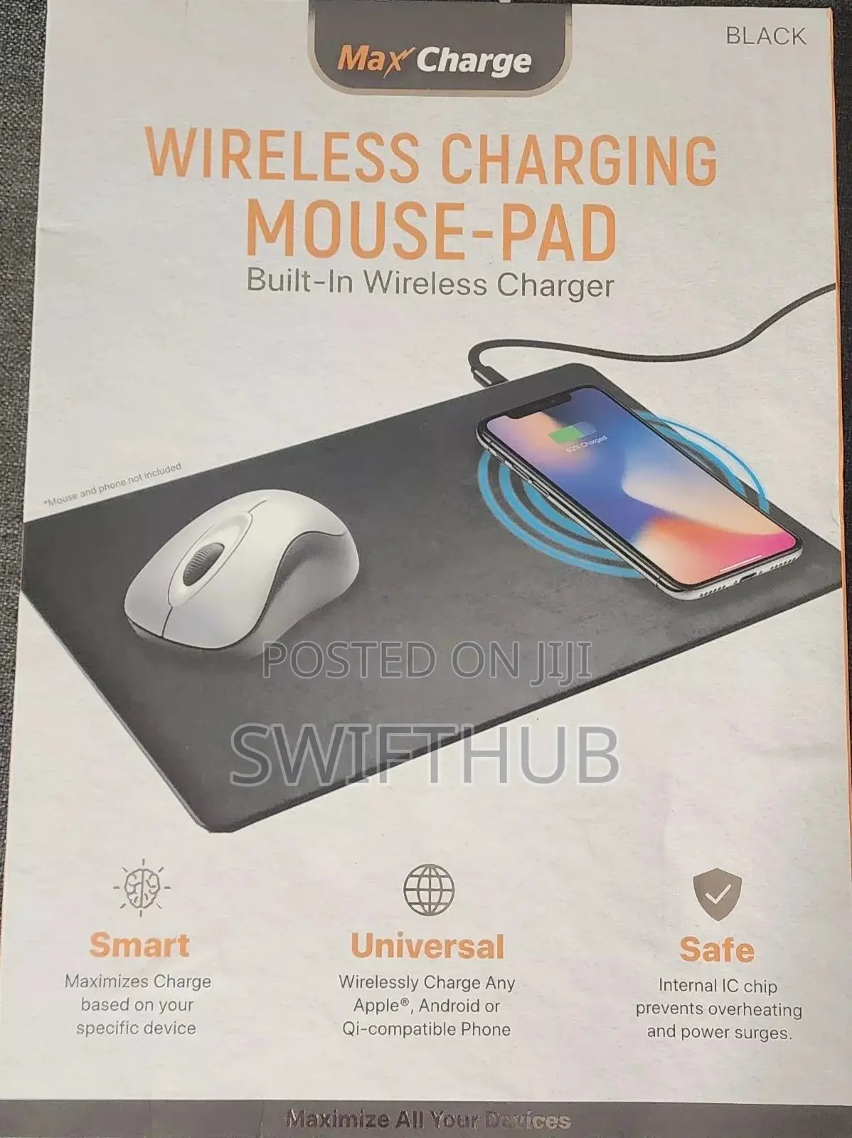 Maxcharge Wireless Qi Charging Mouse Pad