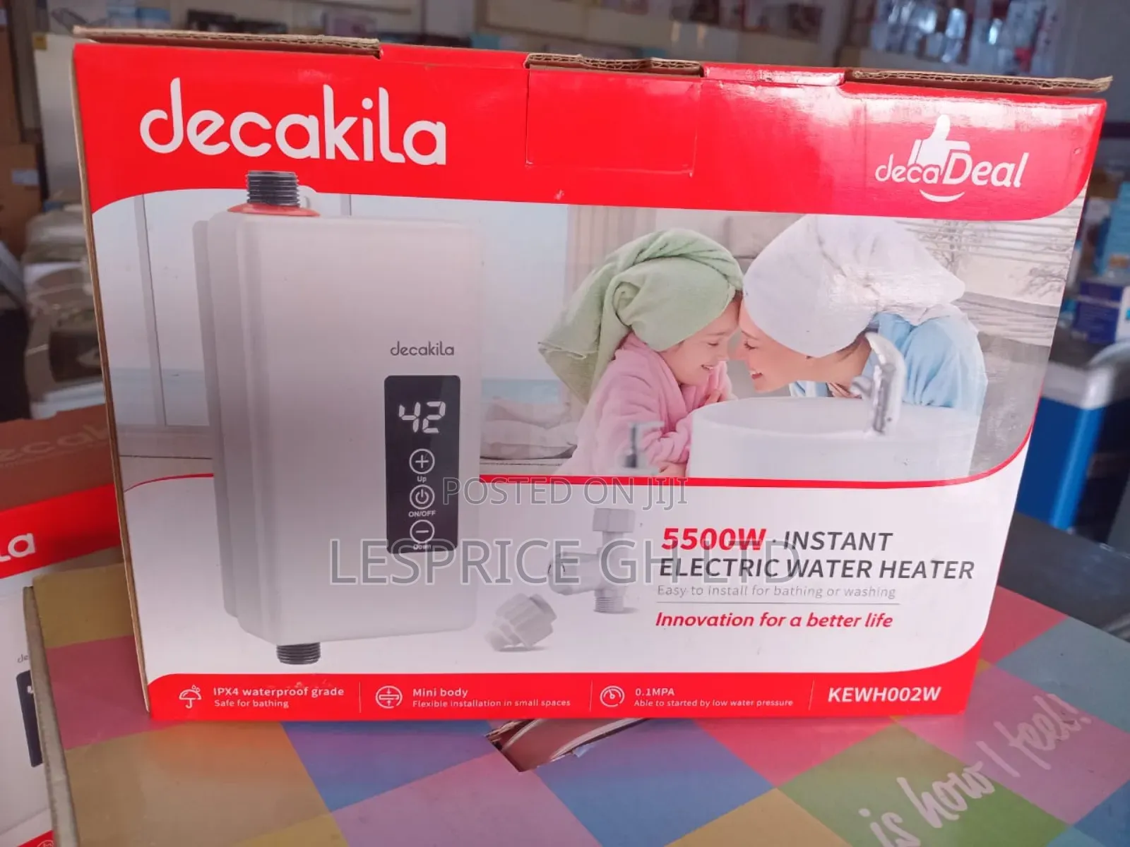 Get Hot Water Anytime: Decakila Heater 5500W