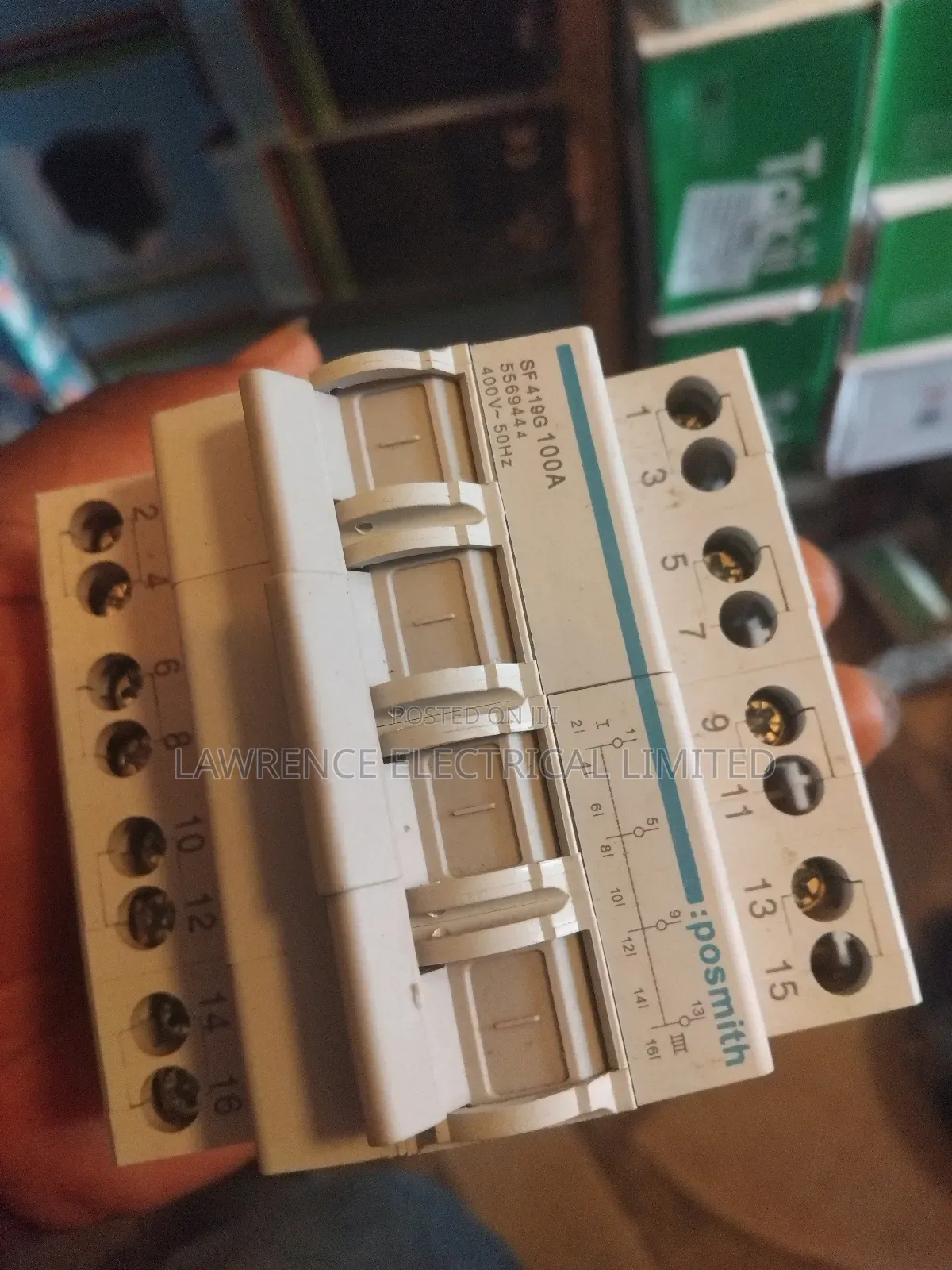 Change Over 4ple MCB Breaker Type 63amps