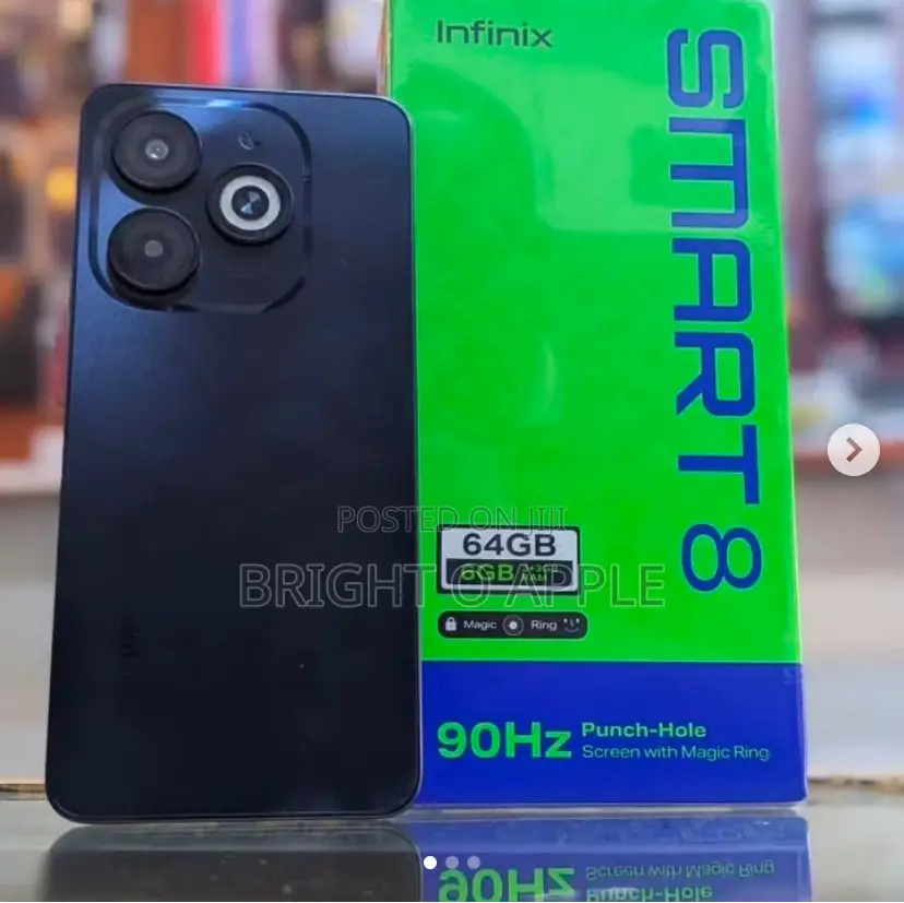 New Infinix Smart 8 64 GB Black