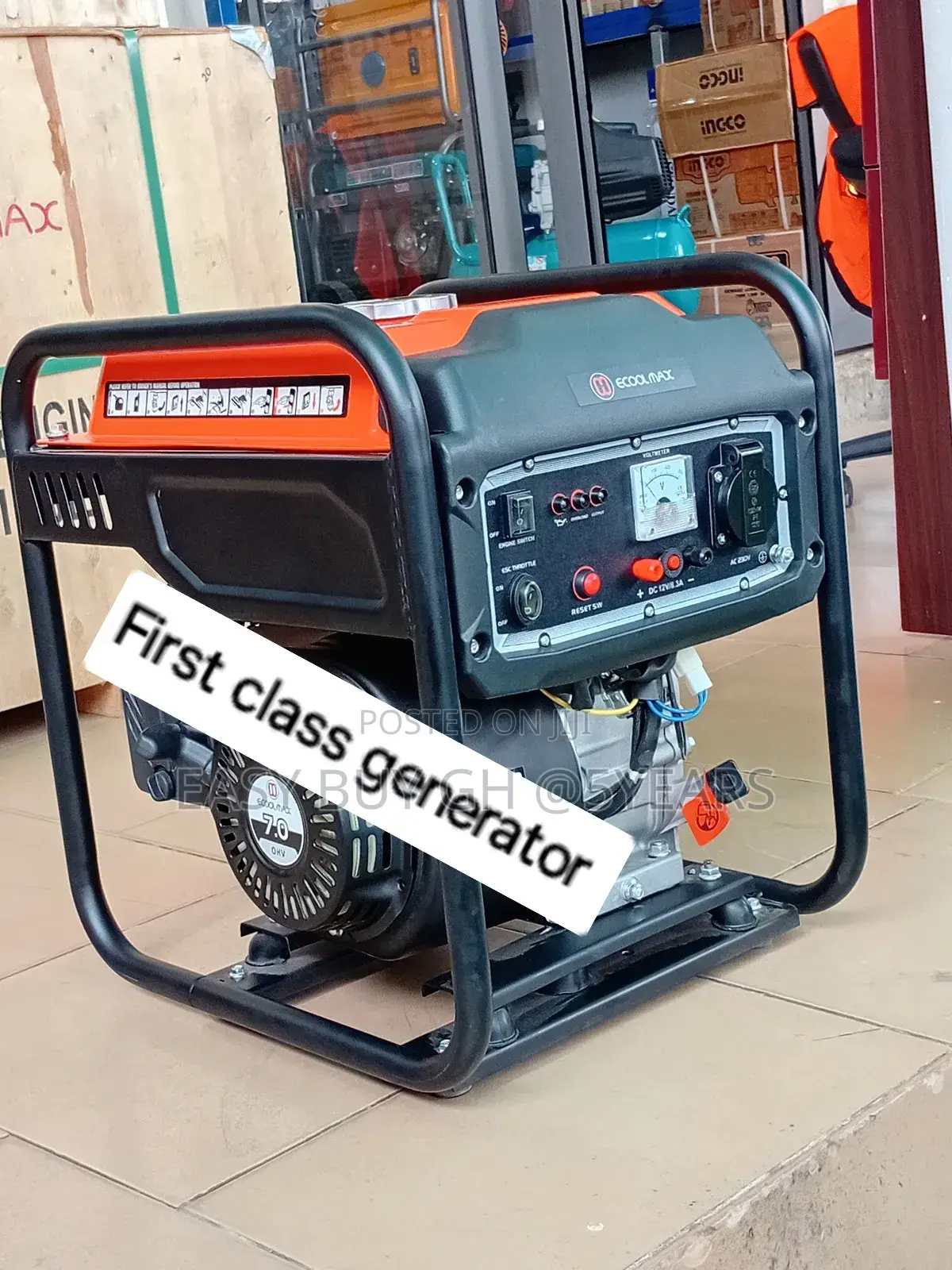 Simple To Use 7kva Ecool Max 8000watts Petrol Generator 7kva