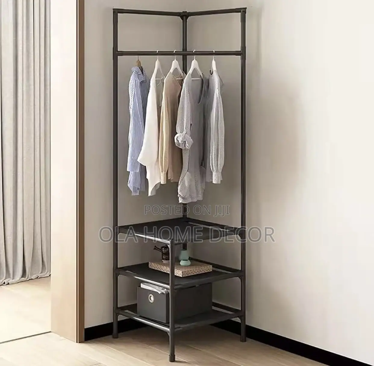 Corner Coat Rack