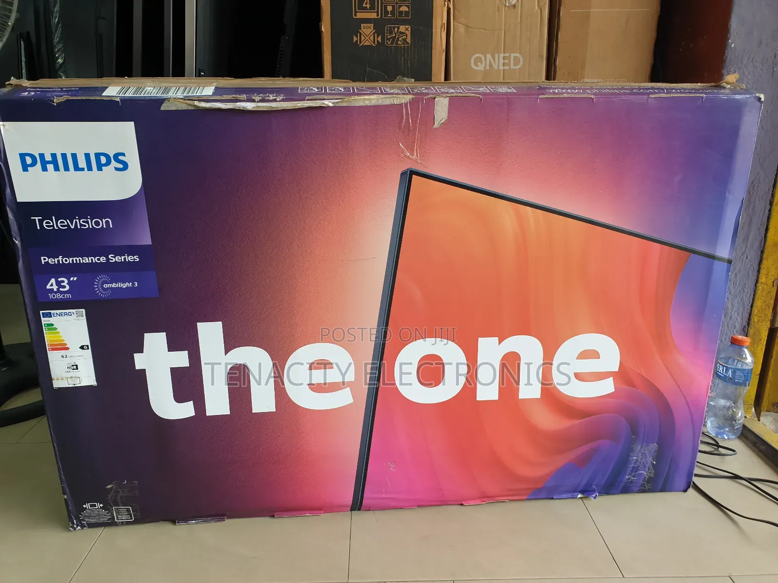 Android 43"Philips Uhd HDR Edgeless Smart Satellite Tv