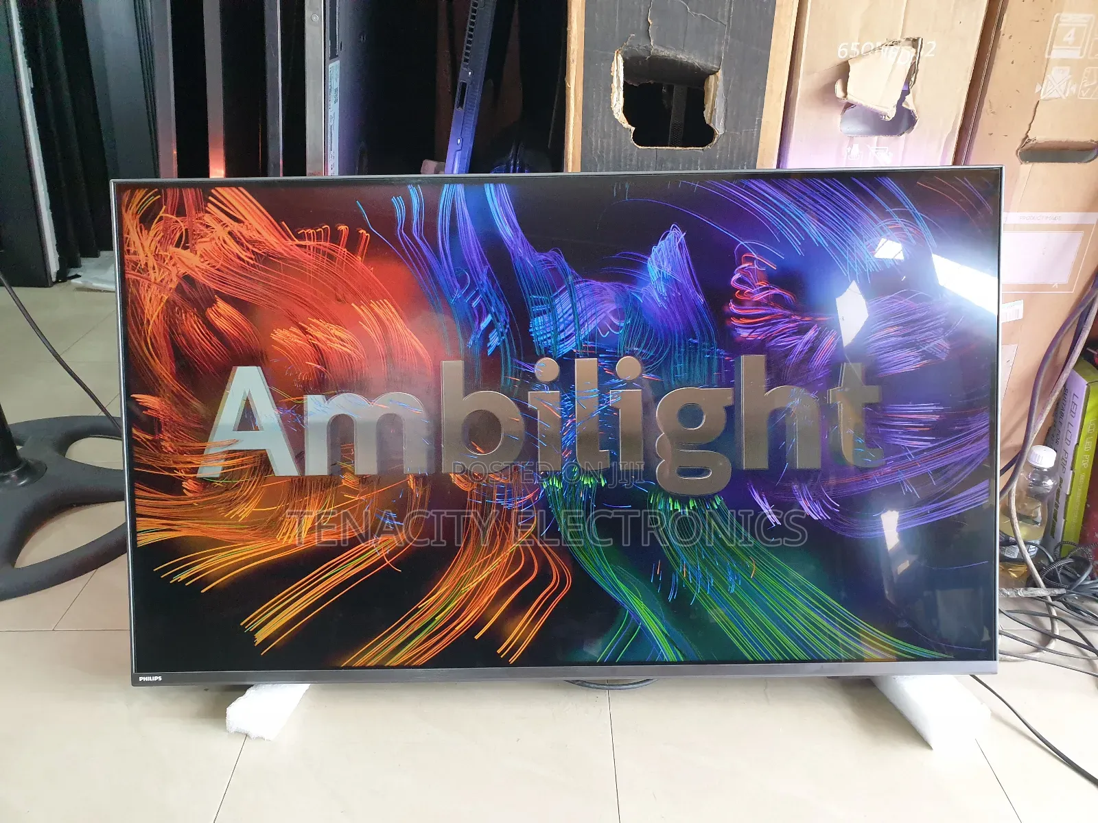 Android 43"Philips Uhd HDR Edgeless Smart Satellite Tv