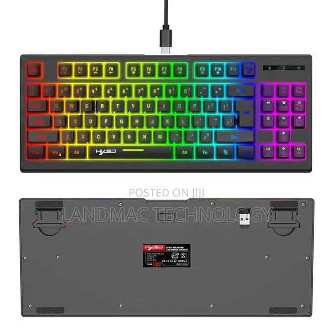 HXSJ L100 Wireless Gaming Keyboard With RGB Backlight