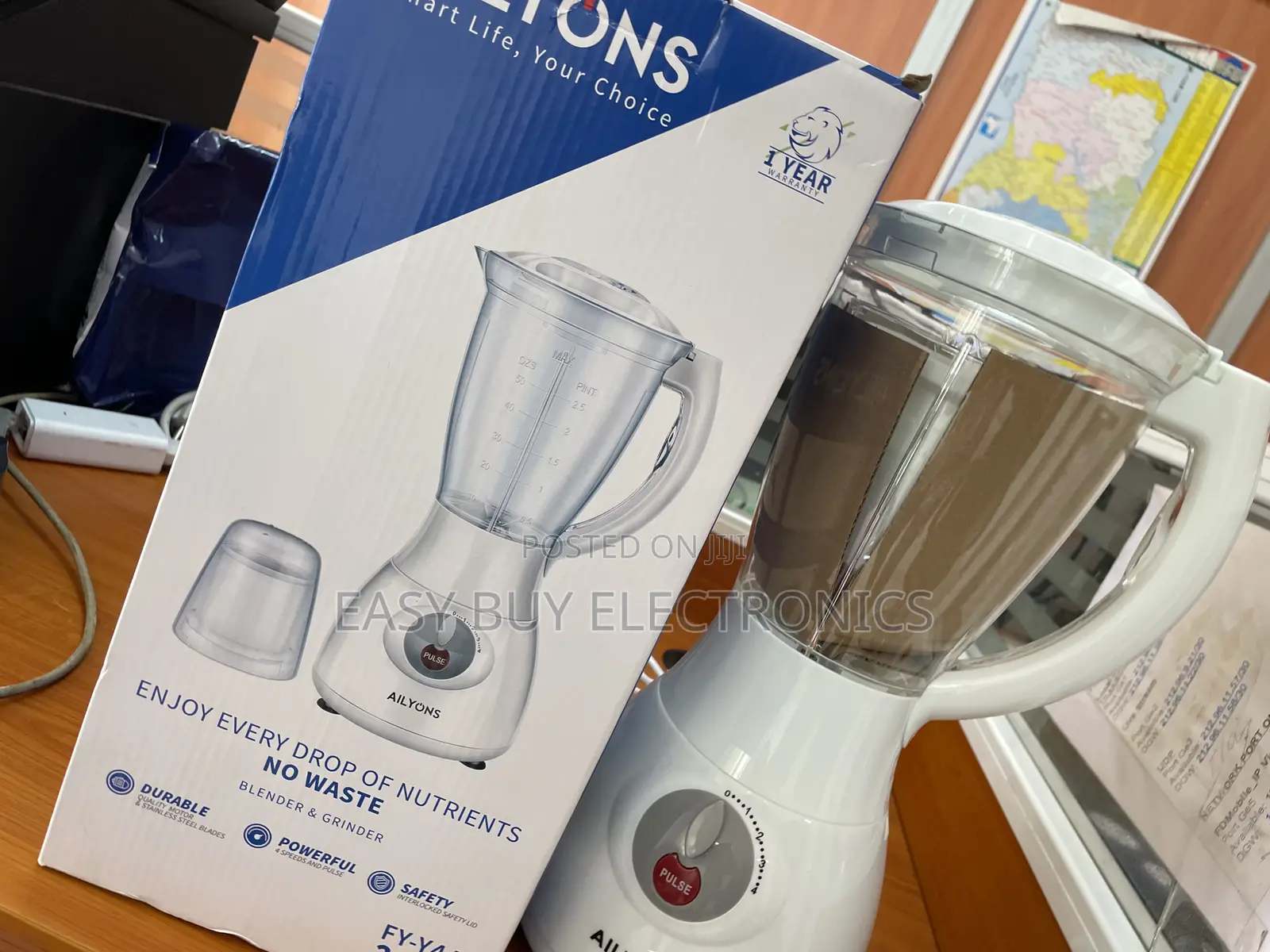 Ailyons 1.5l Blender and Grinder