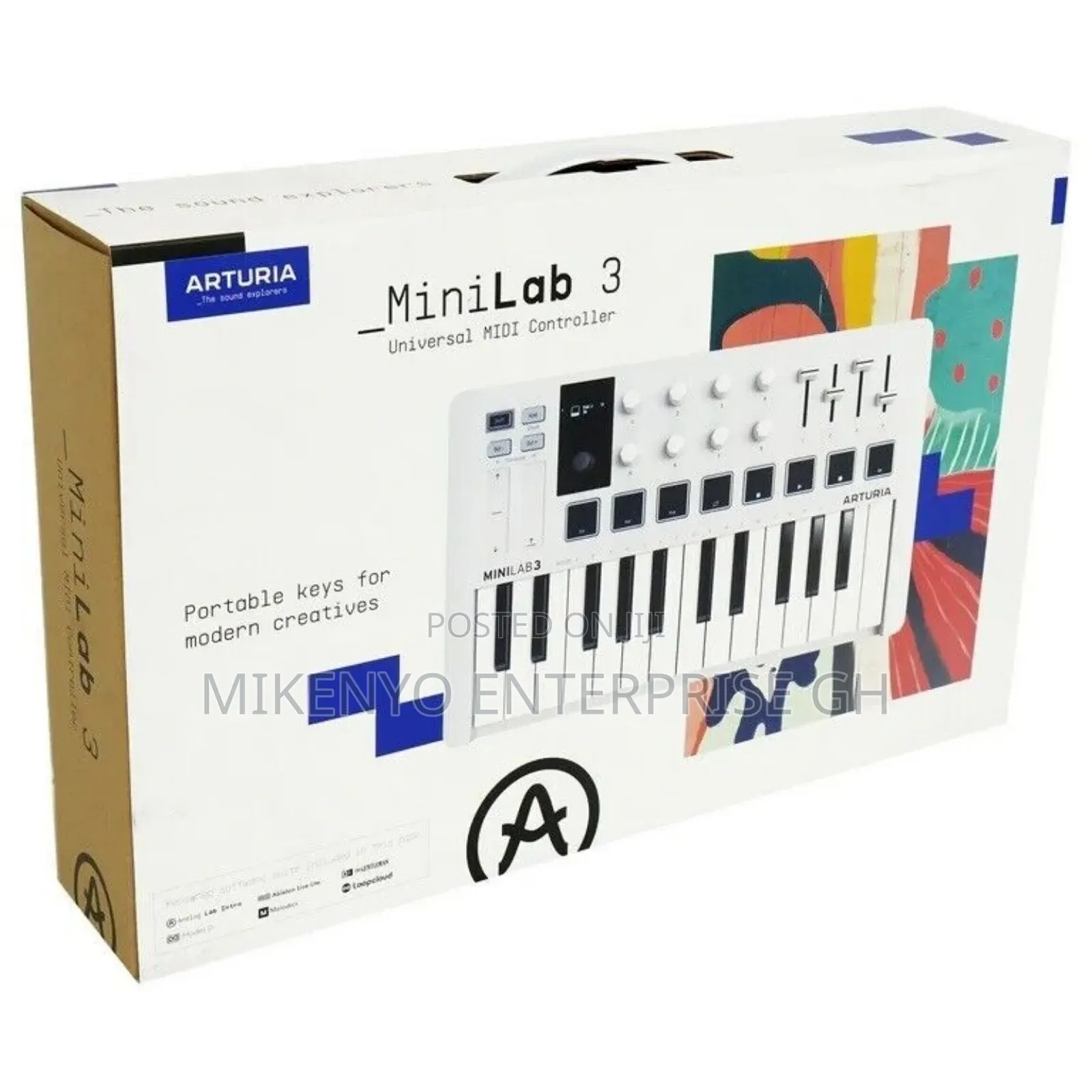 Arturia Minilab 3 Compact Midi Keyboard and Pad Controller