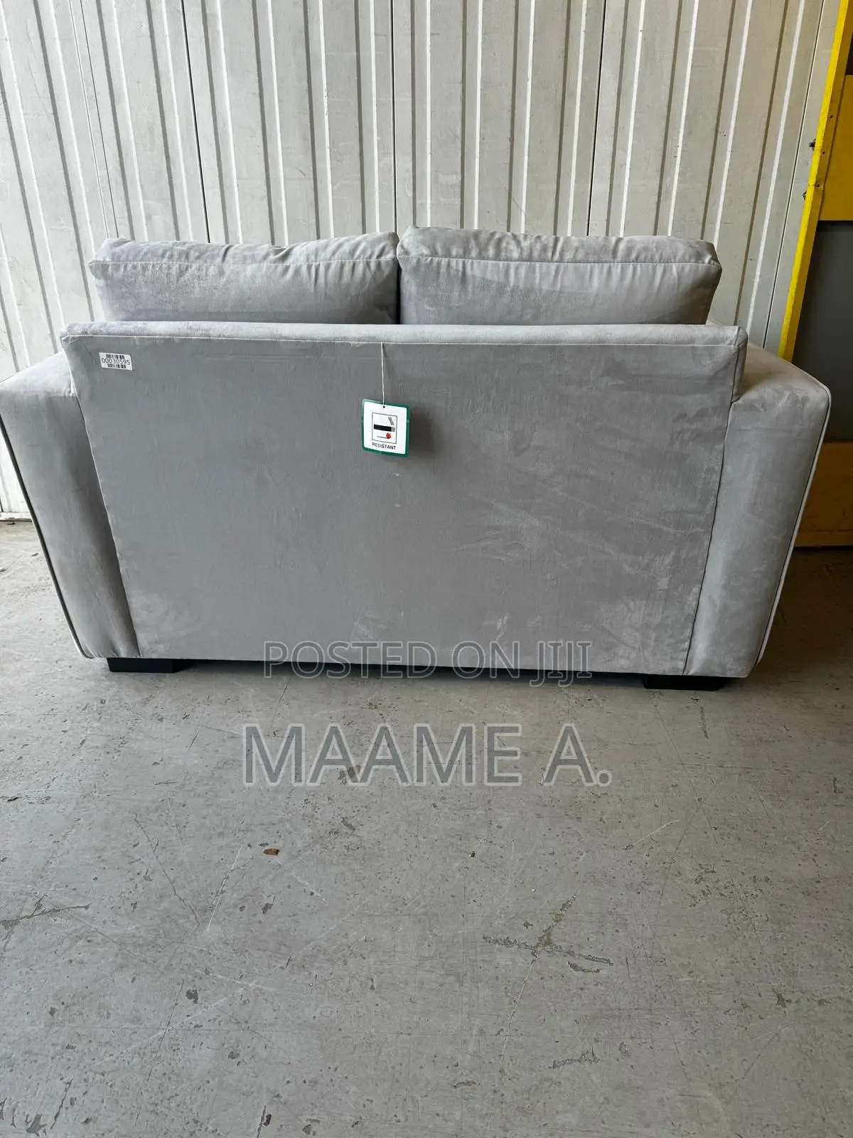 Dakota 2 Seater Grey Fabric Sofa